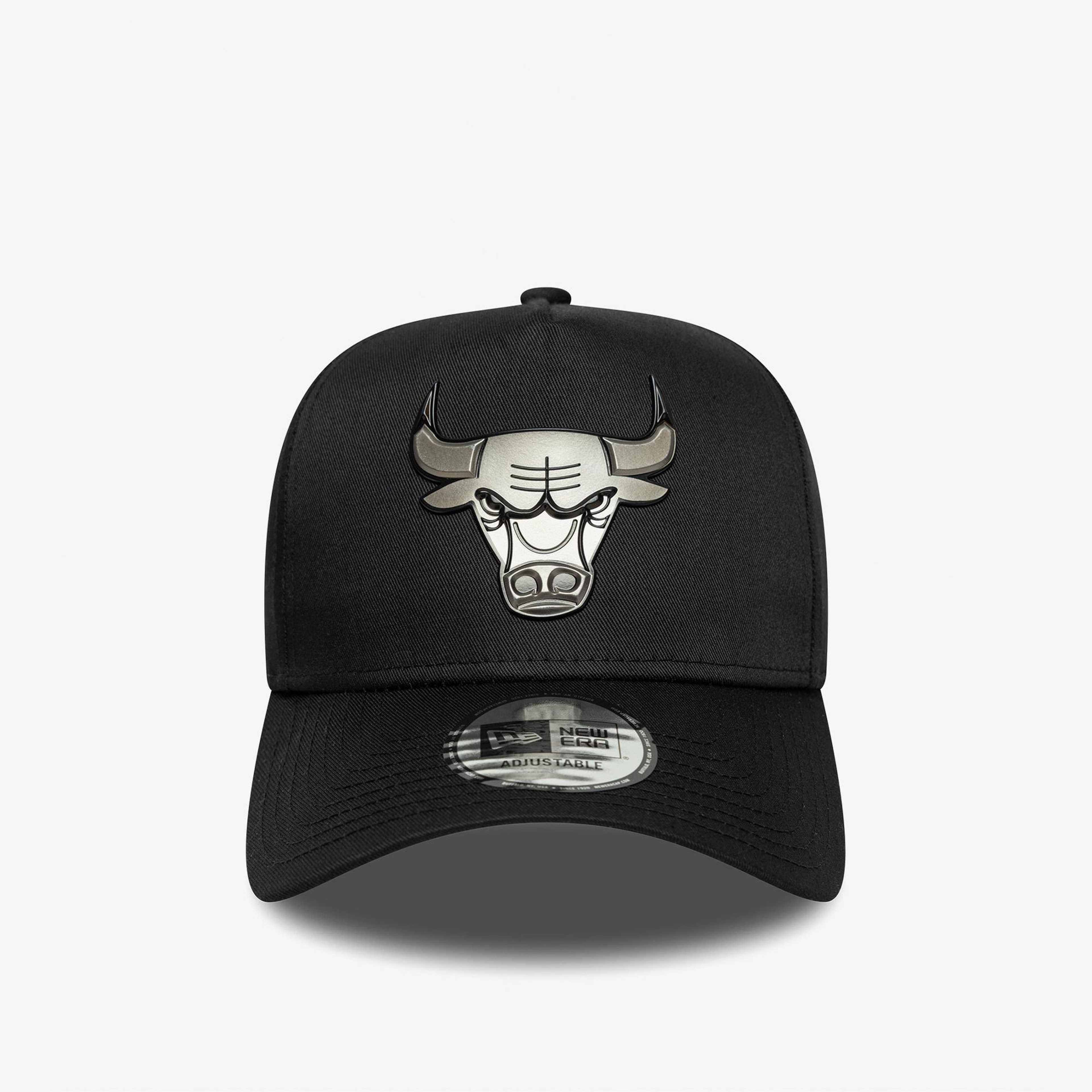 New Era Metallic Eframe Chicago Bulls Unisex Siyah Şapka