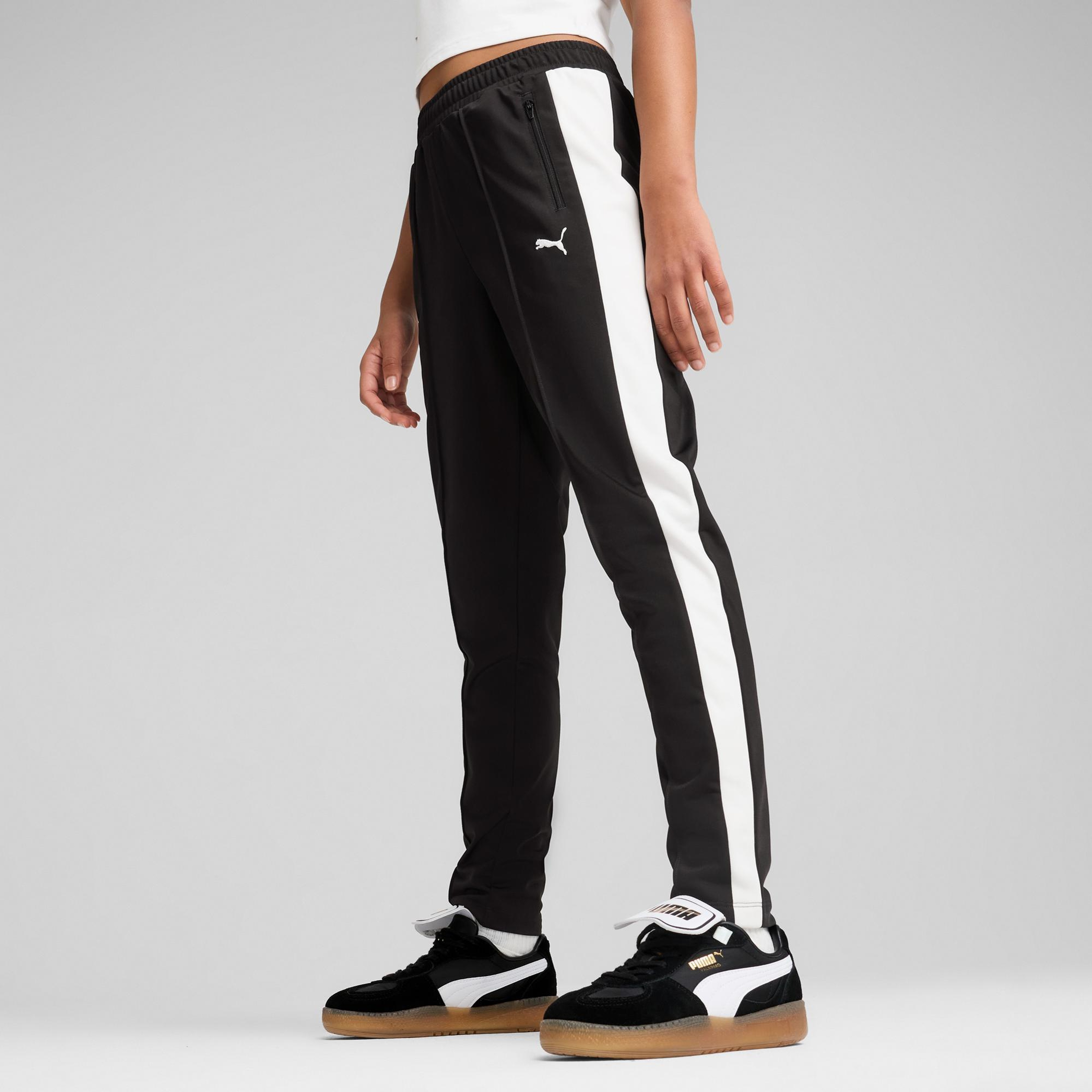 Puma T7 Always On Slim Çocuk Siyah Eşofman Altı