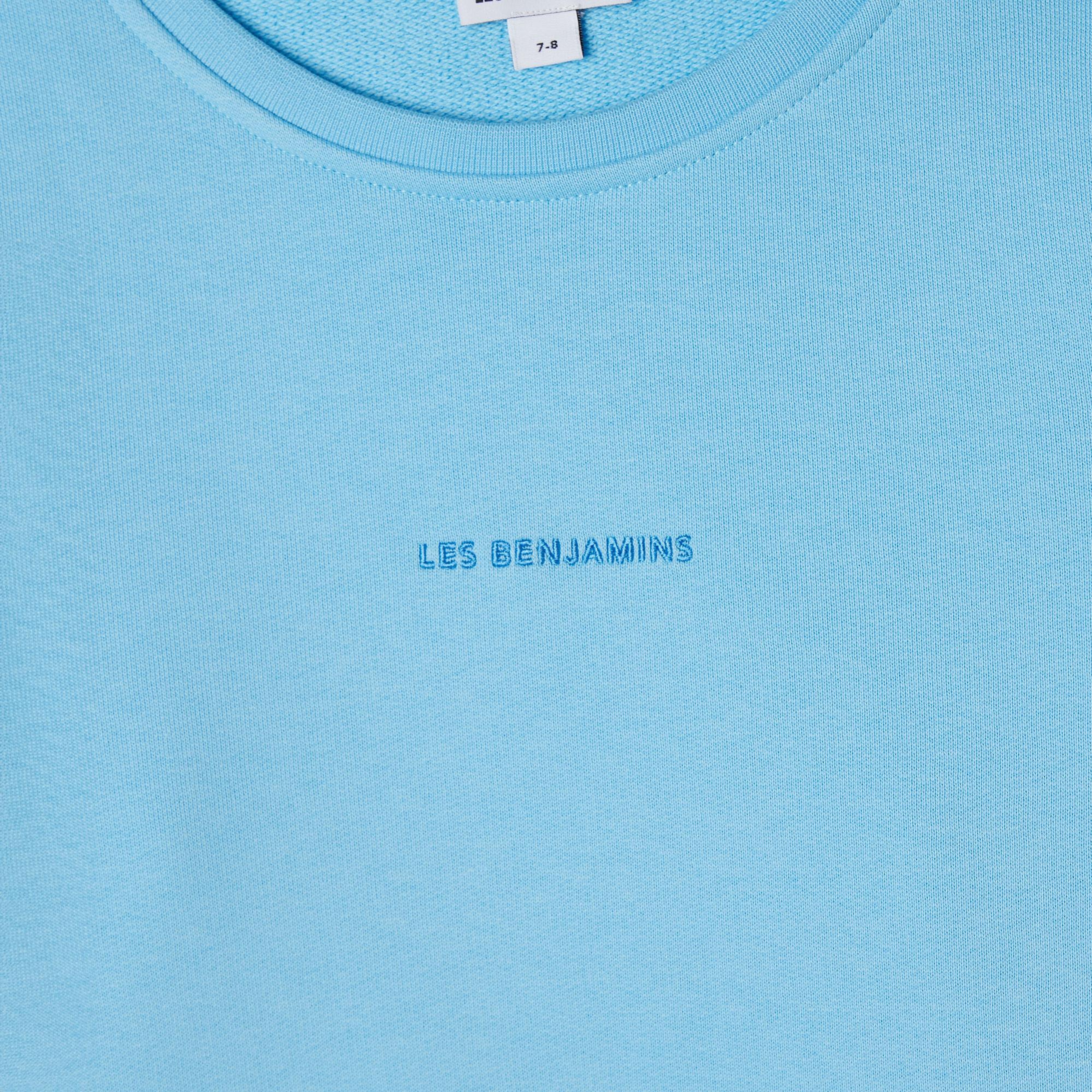 Les Benjamins Essential Çocuk Mavi Sweatshirt