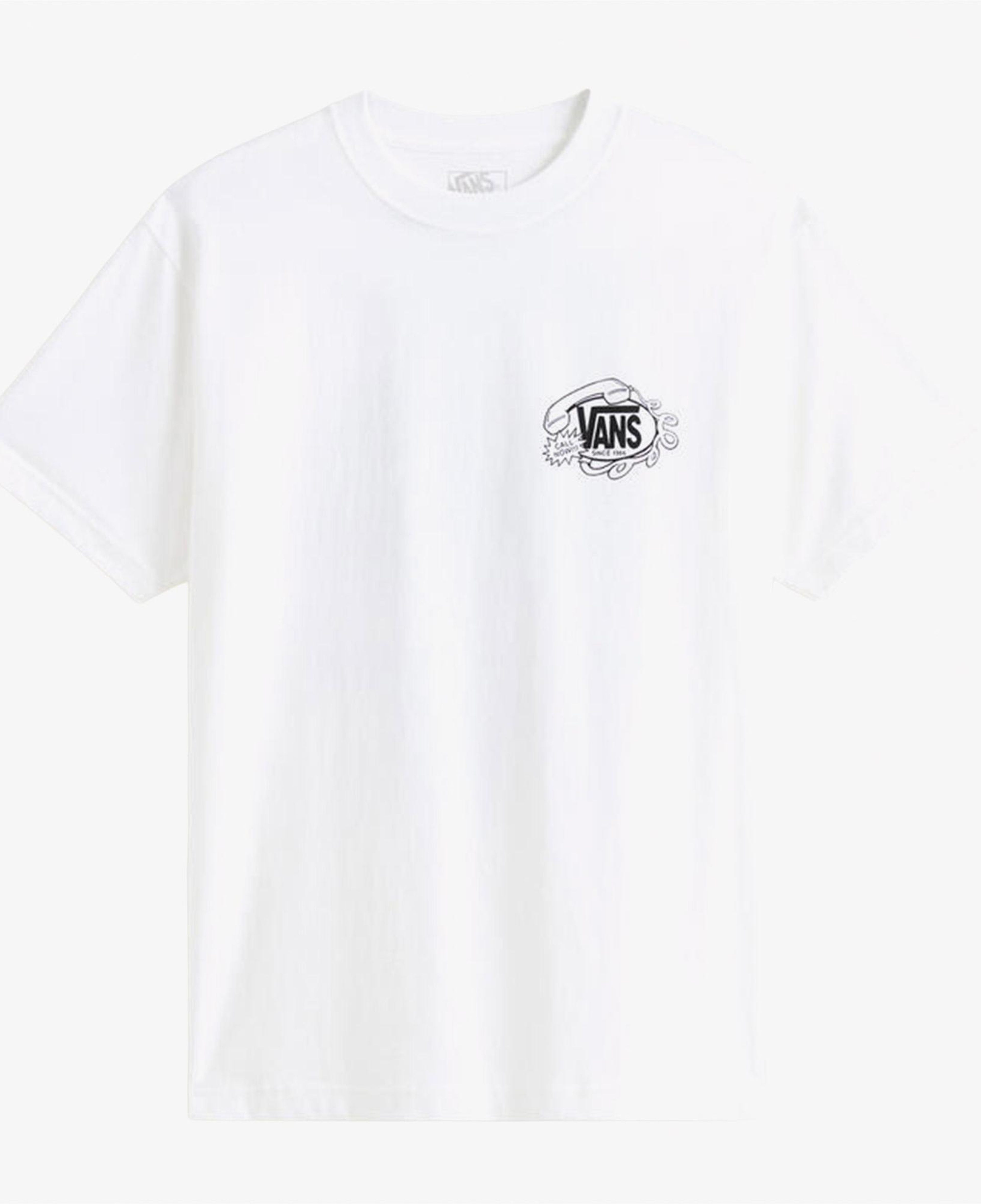 Vans Hot Lines Erkek Beyaz T-Shirt