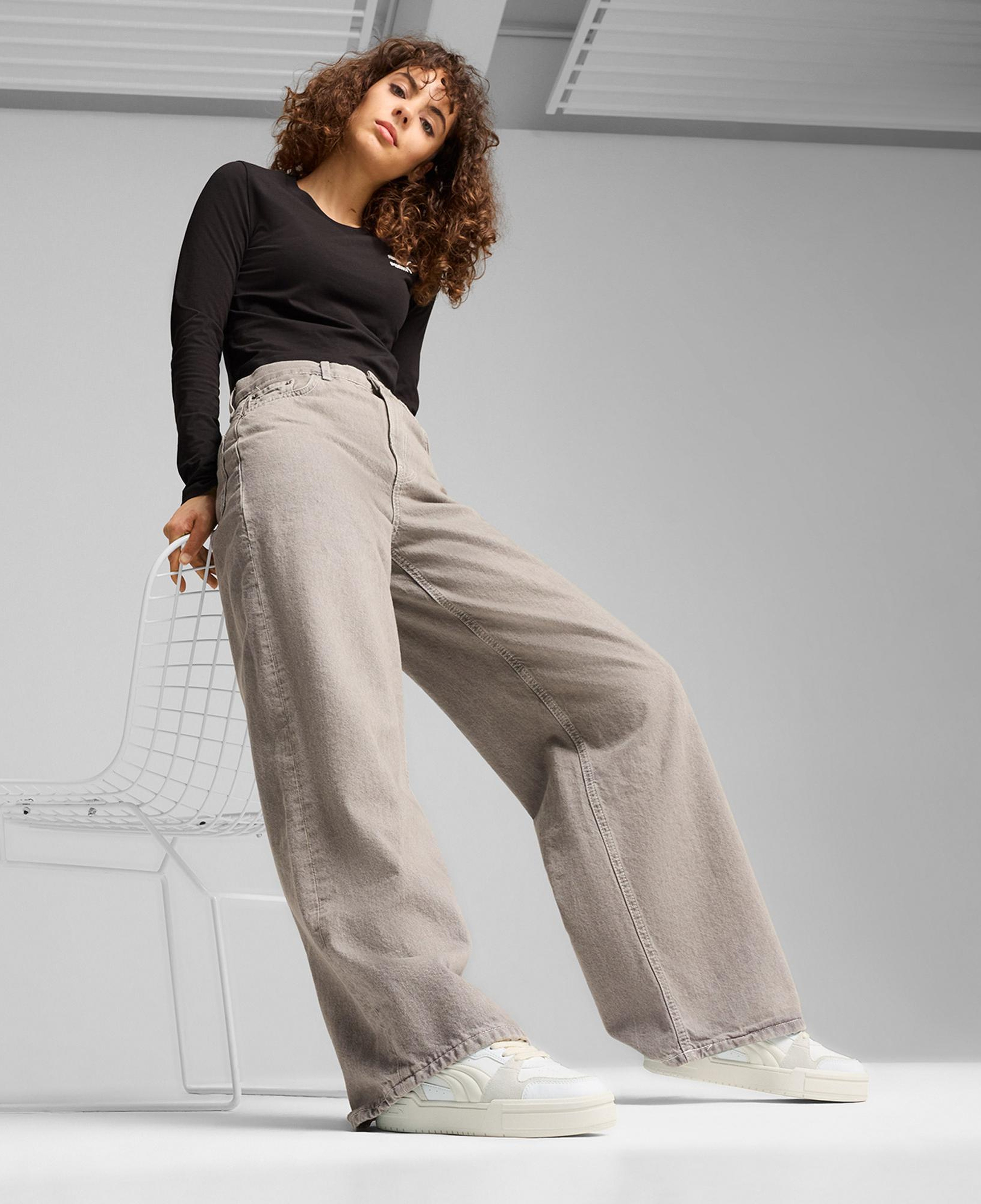 PUMA CA Pro Lux III Winter Volume Kadın Krem Spor Ayakkabı
