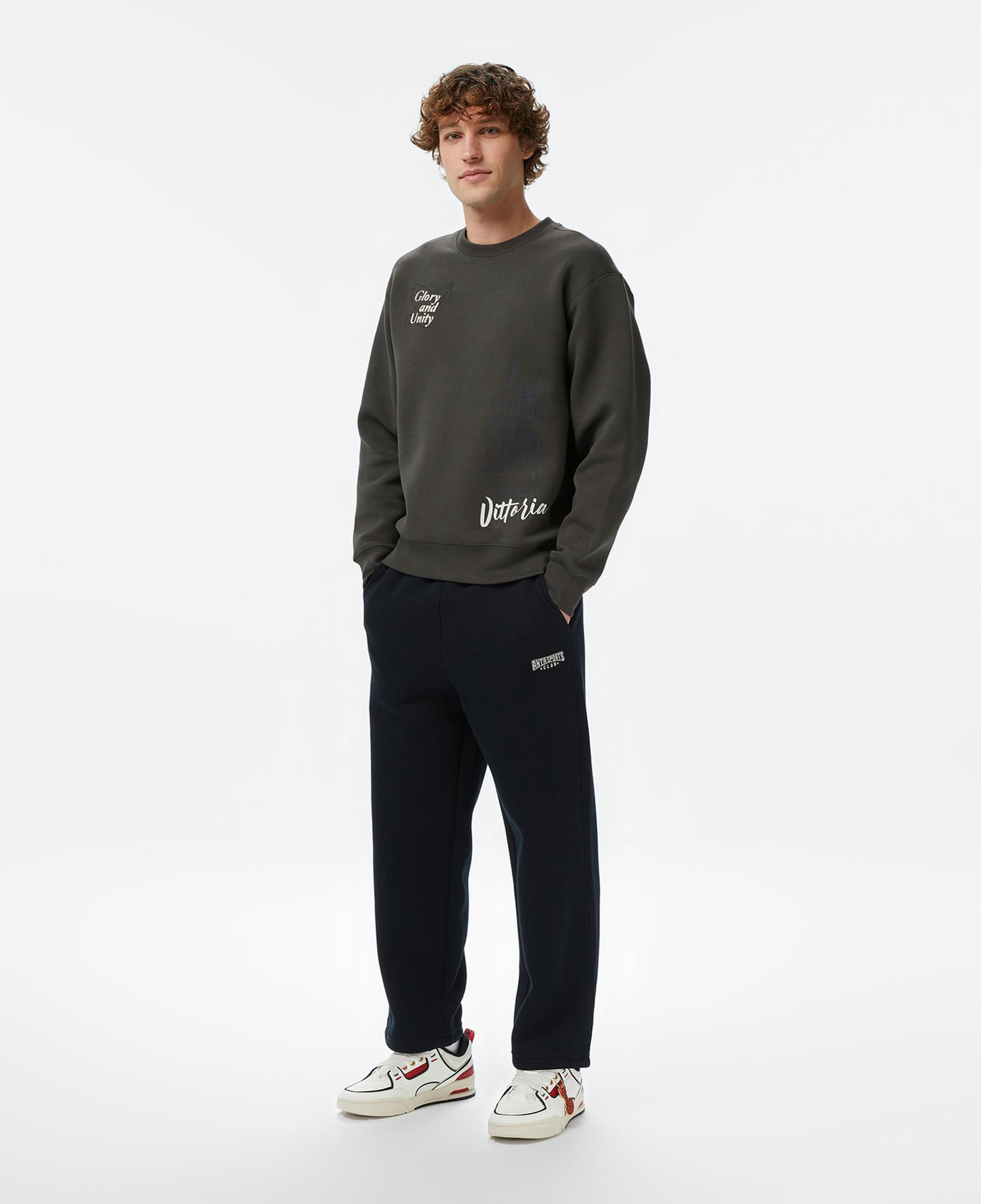 Anta Mılano Erkek Kahverengi Sweatshirt