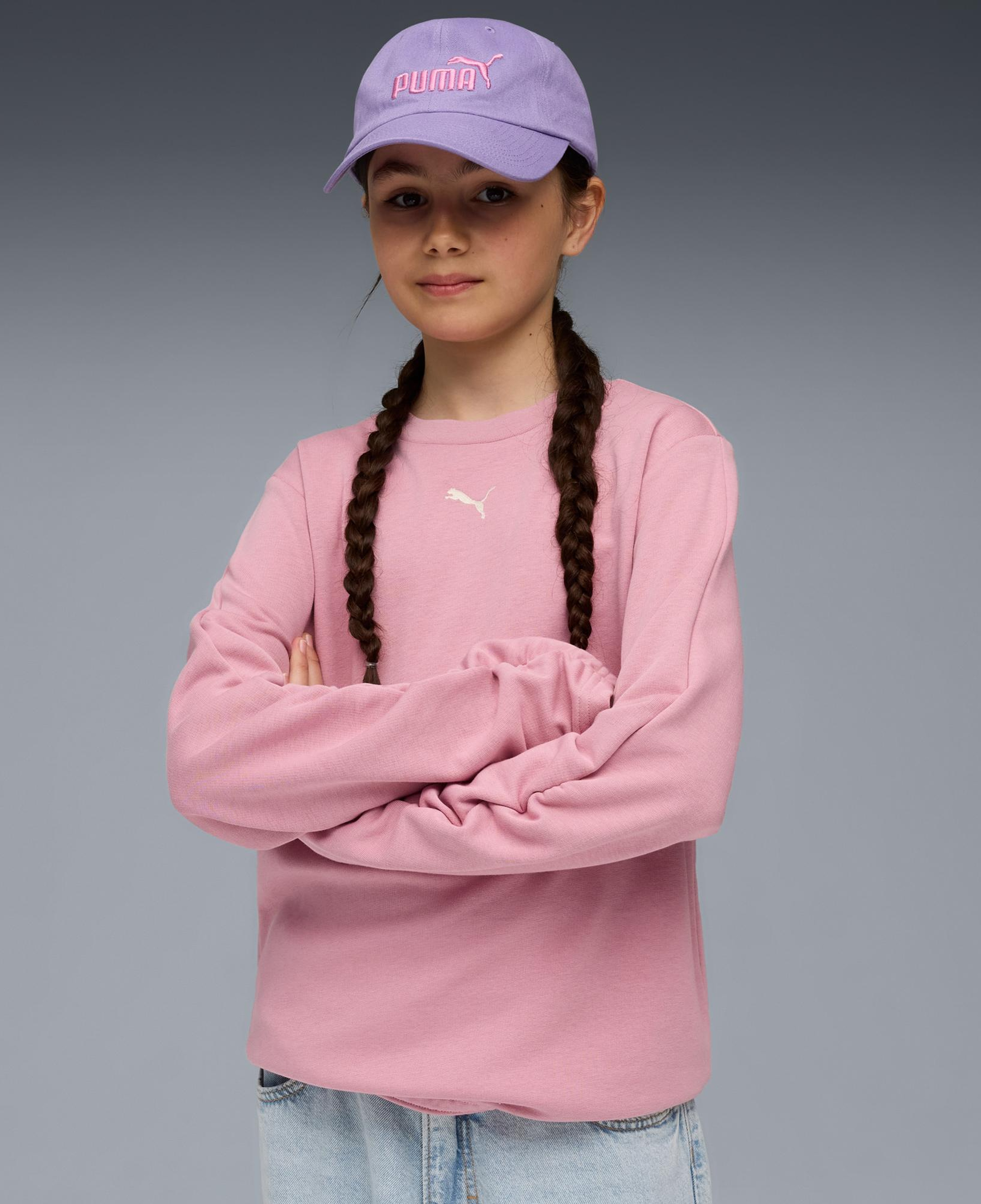 Puma Bowtique Crew Çocuk Pembe Sweatshirt