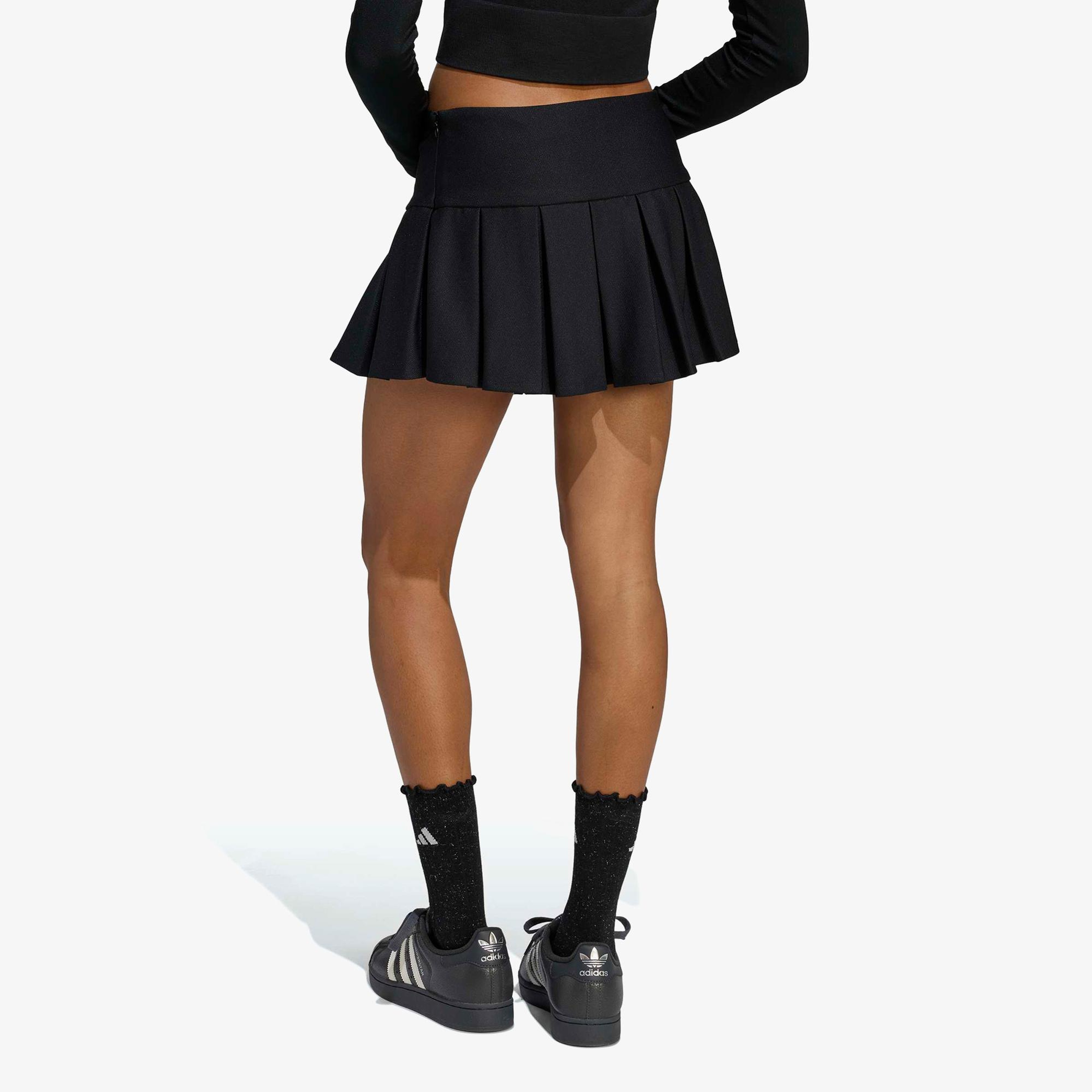 adidas Low Waist Sport Kadın Siyah Etek