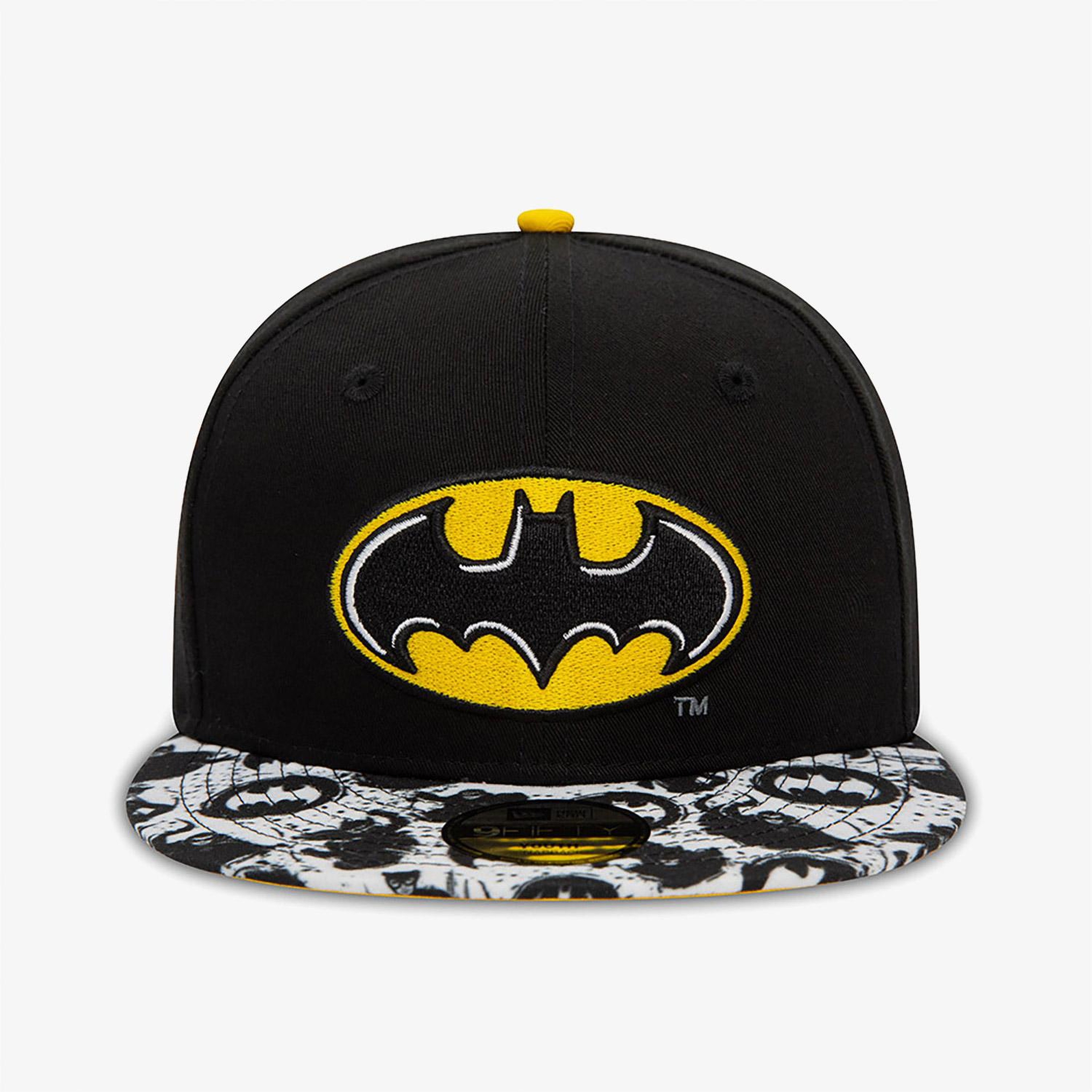 New Era Super 9Fifty Batman Çocuk Siyah Şapka