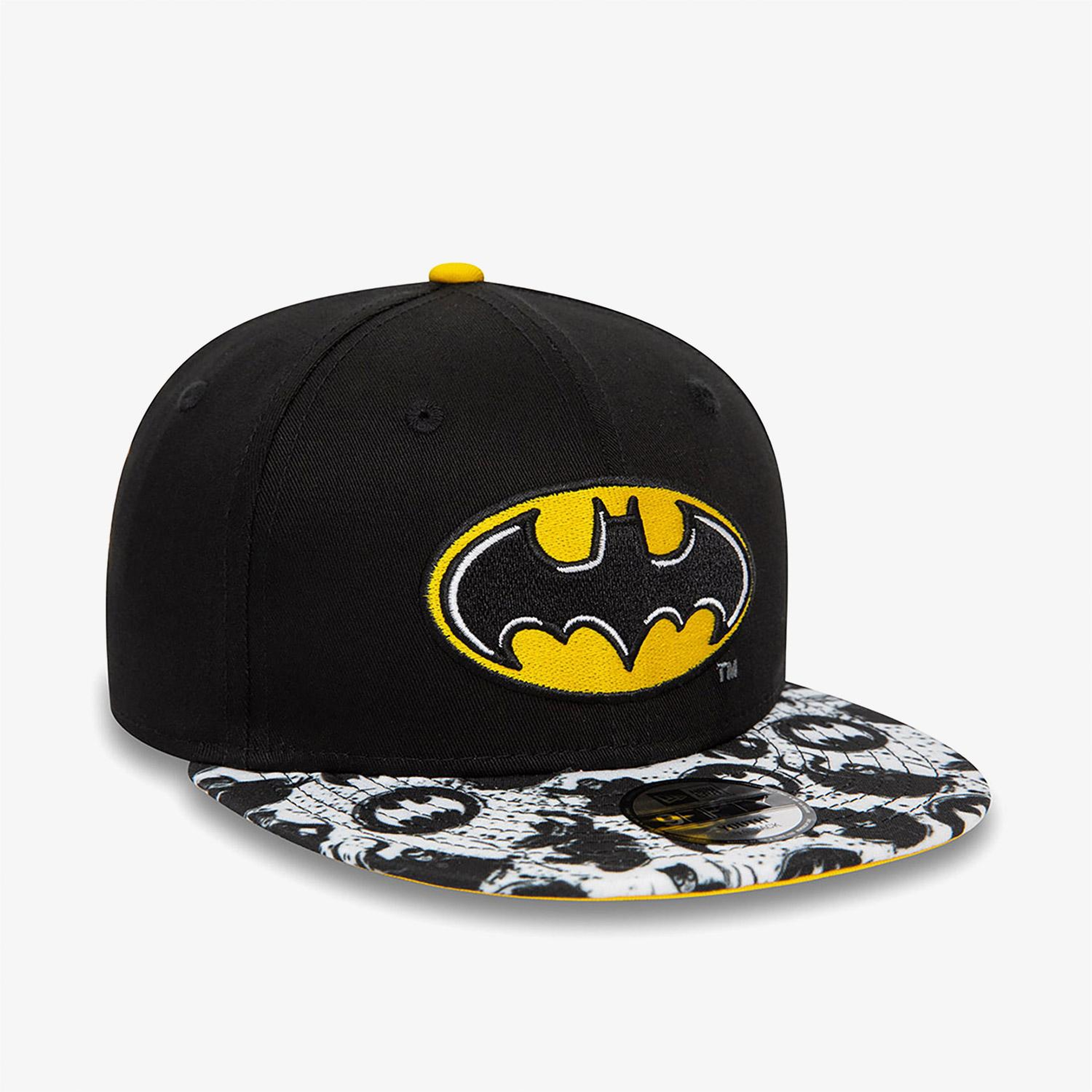 New Era Super 9Fifty Batman Çocuk Siyah Şapka