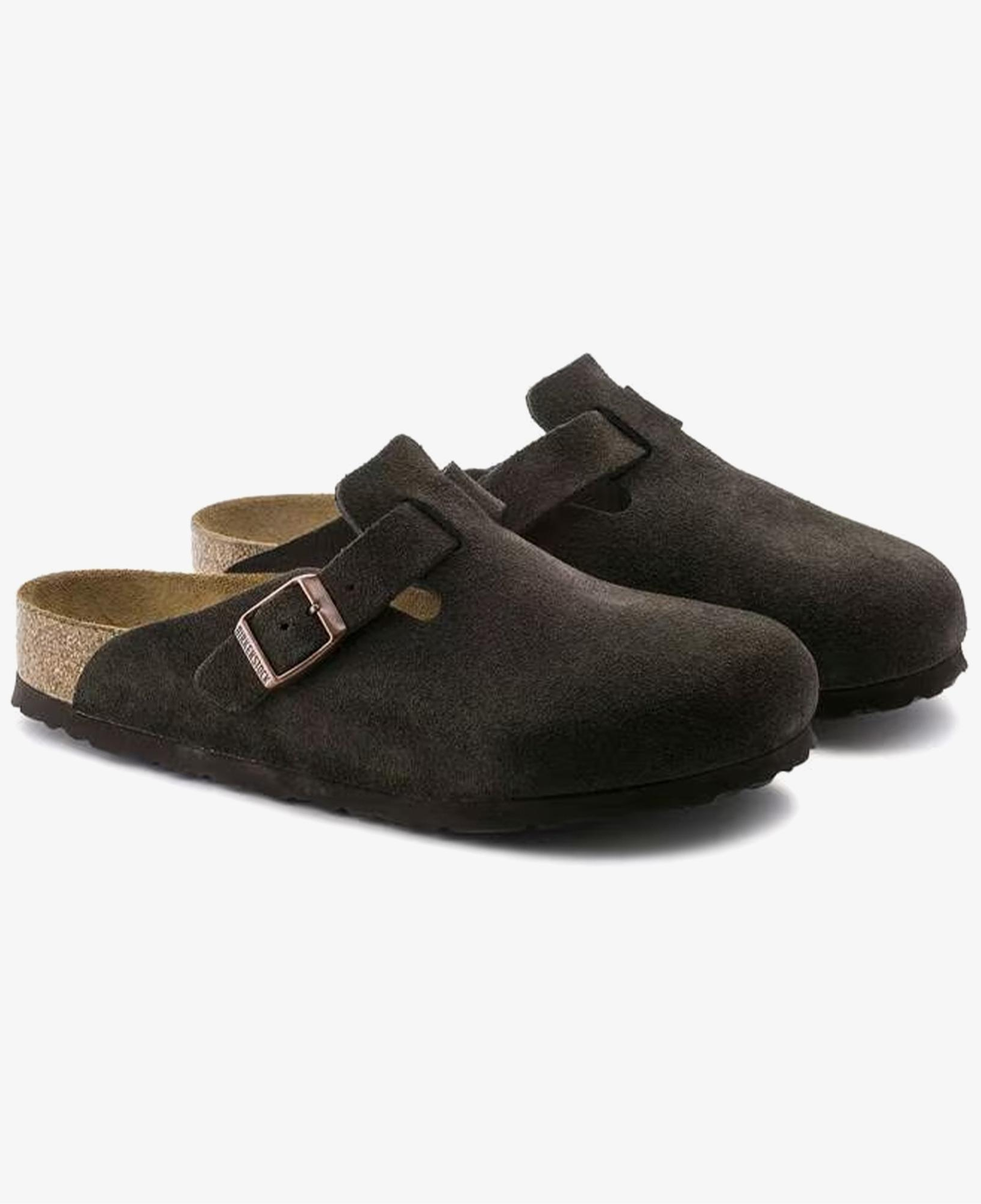 Birkenstock Boston Soft Footbed Unisex Yeşil Terlik