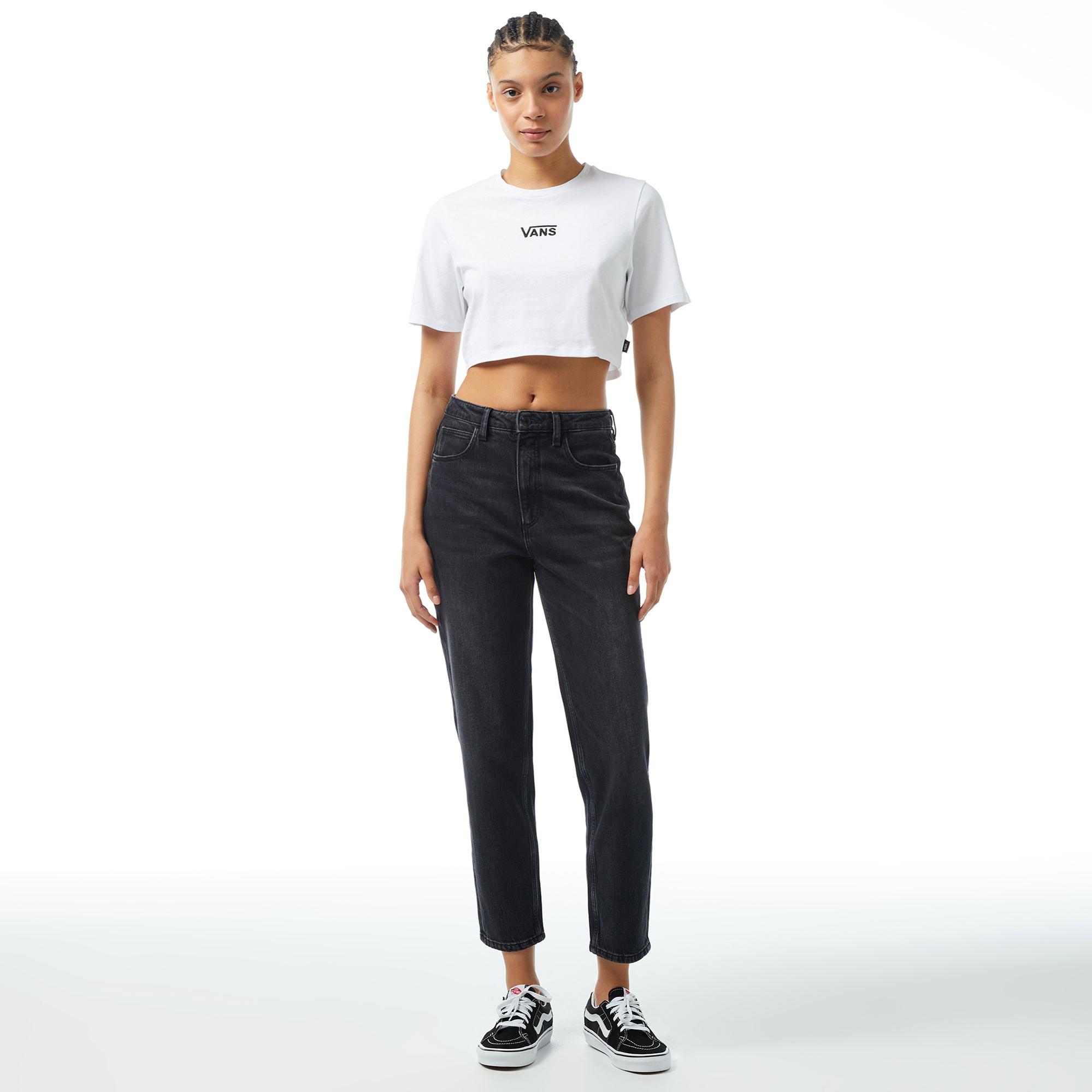 Vans Flying V Crew Crop ii Kadın Beyaz T-Shirt