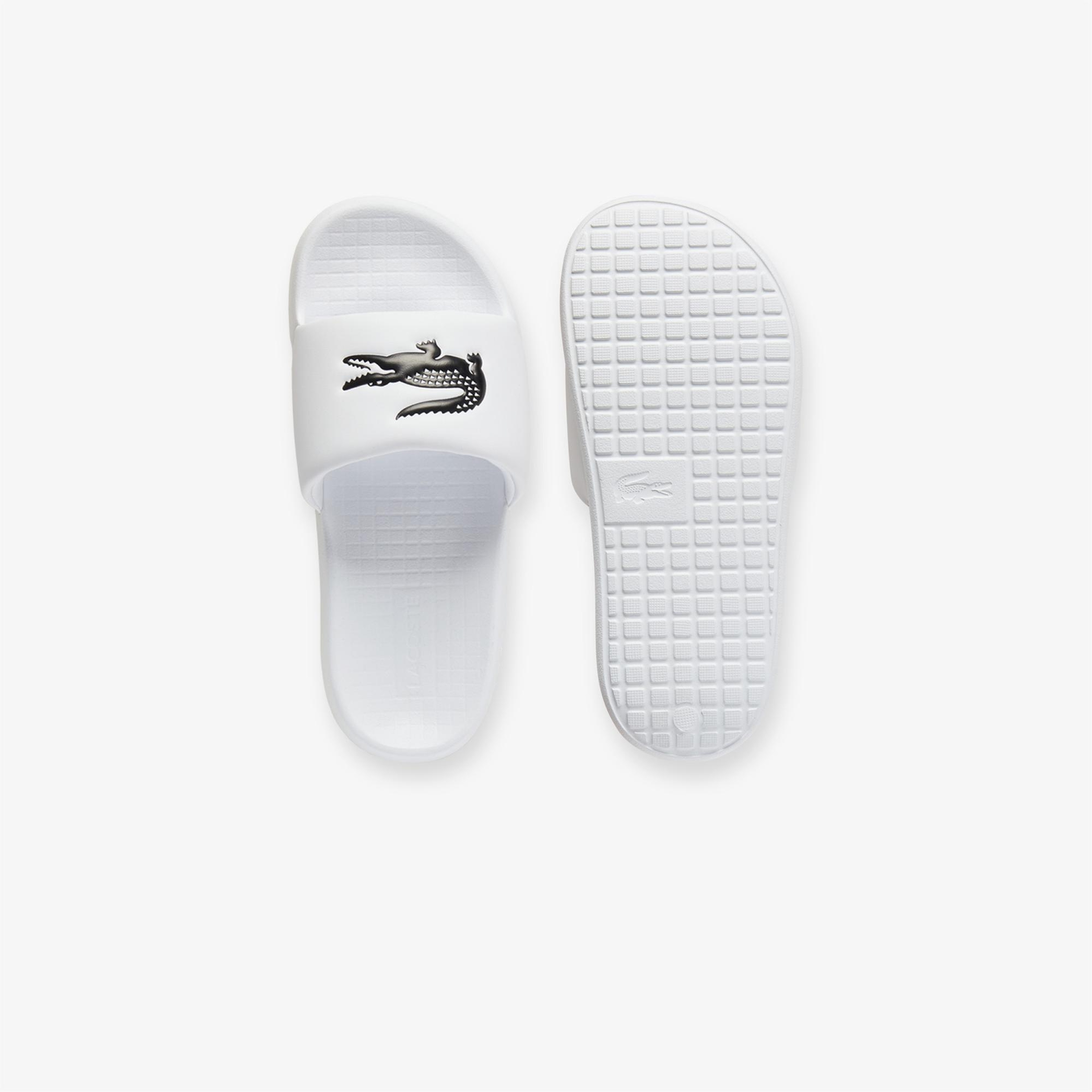 Lacoste Croco 1.0 Çocuk Beyaz Terlik