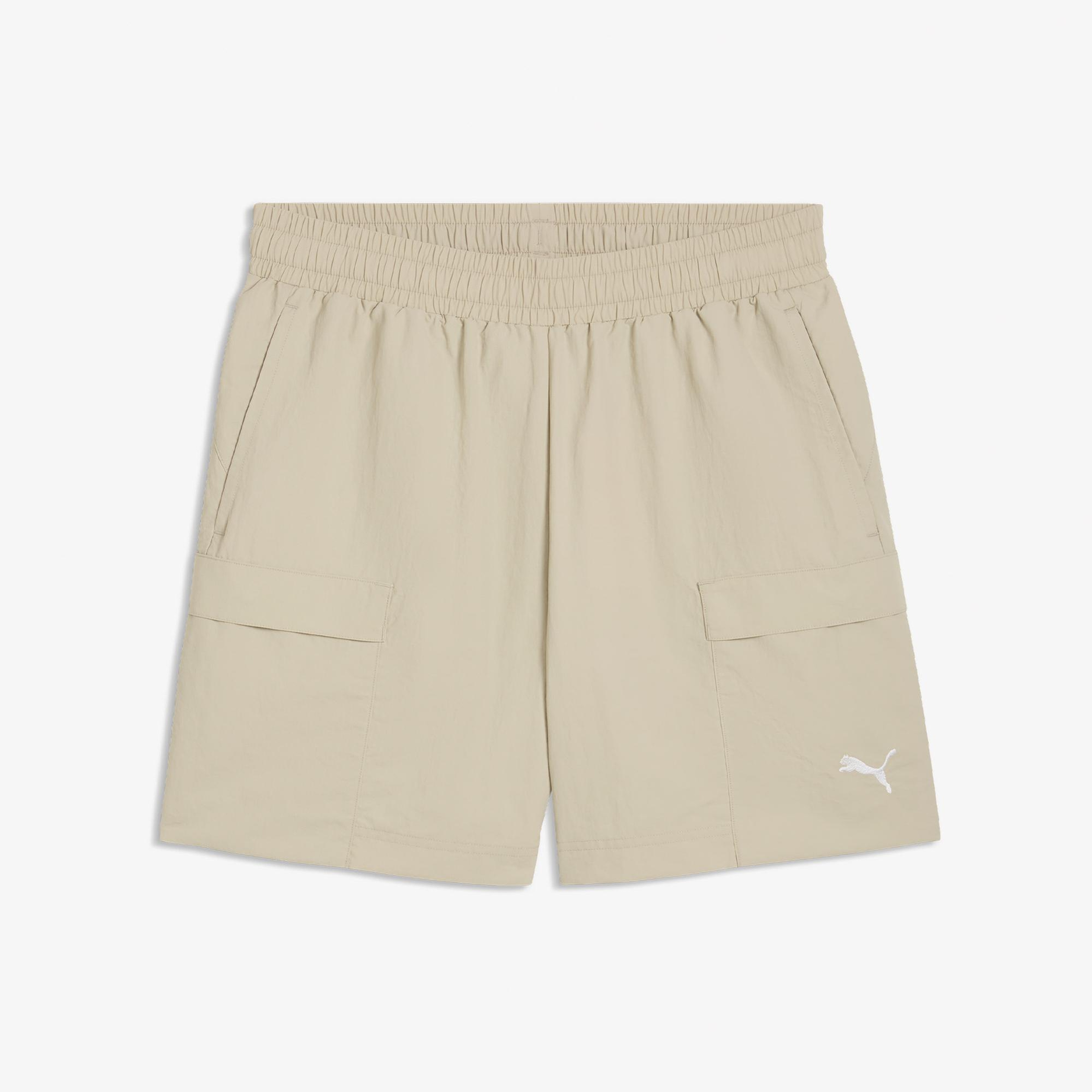 Puma Wardrobe Essentials Erkek Gri Şort