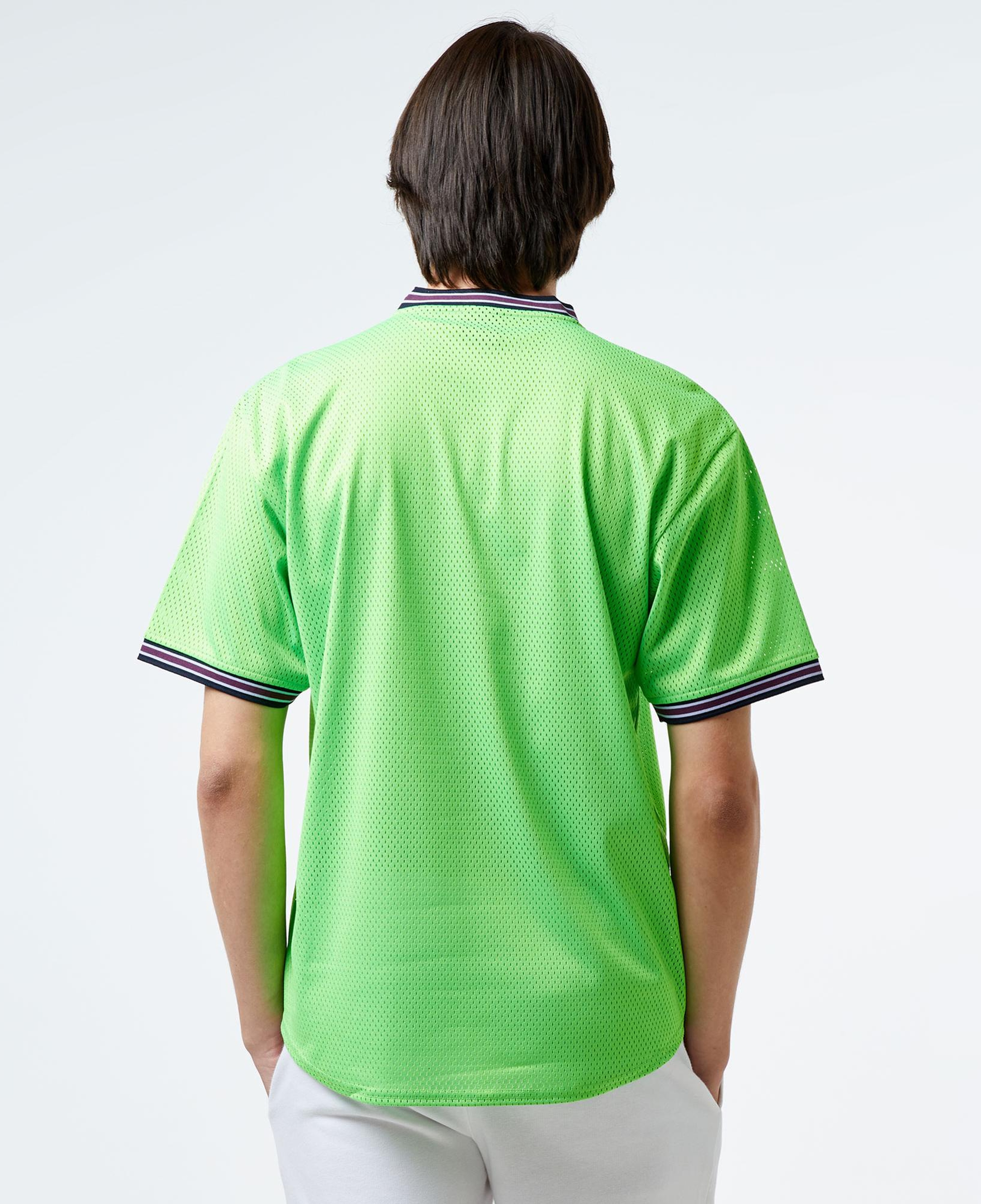 HUF Halftime Henley S/S Jersey Erkek Yeşil Gömlek