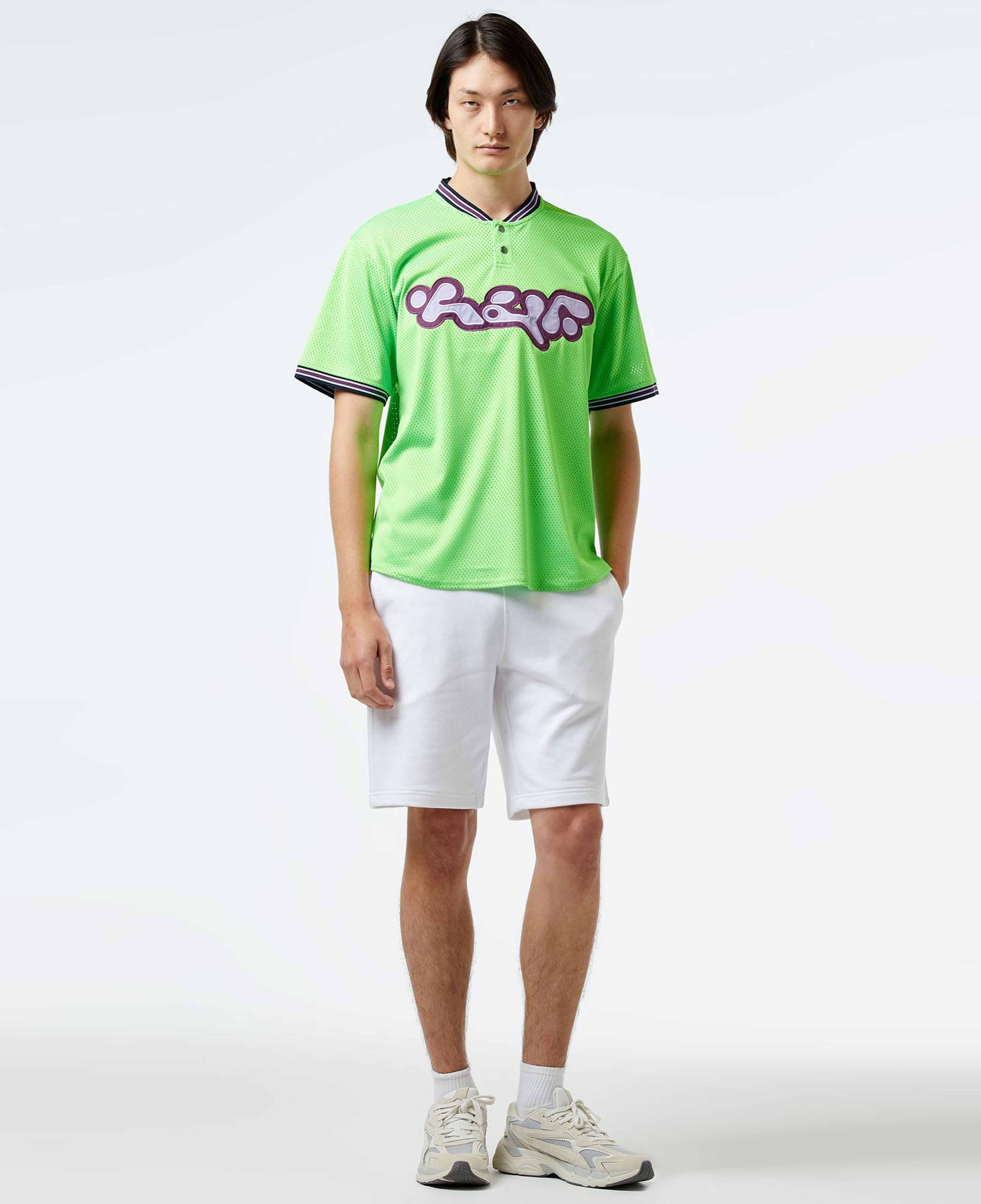 HUF Halftime Henley S/S Jersey Erkek Yeşil Gömlek