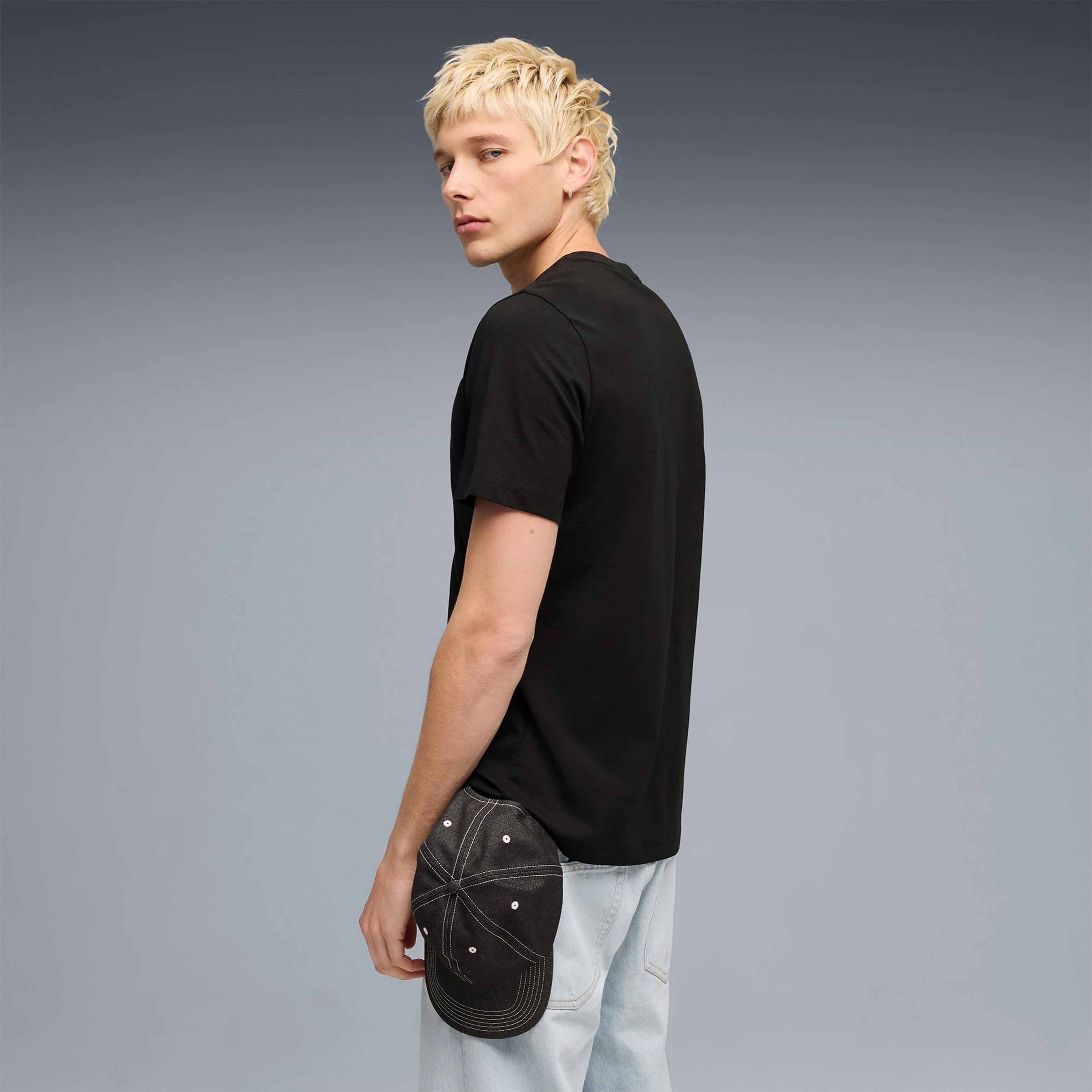 Puma Graphic  Erkek Siyah T-Shirt