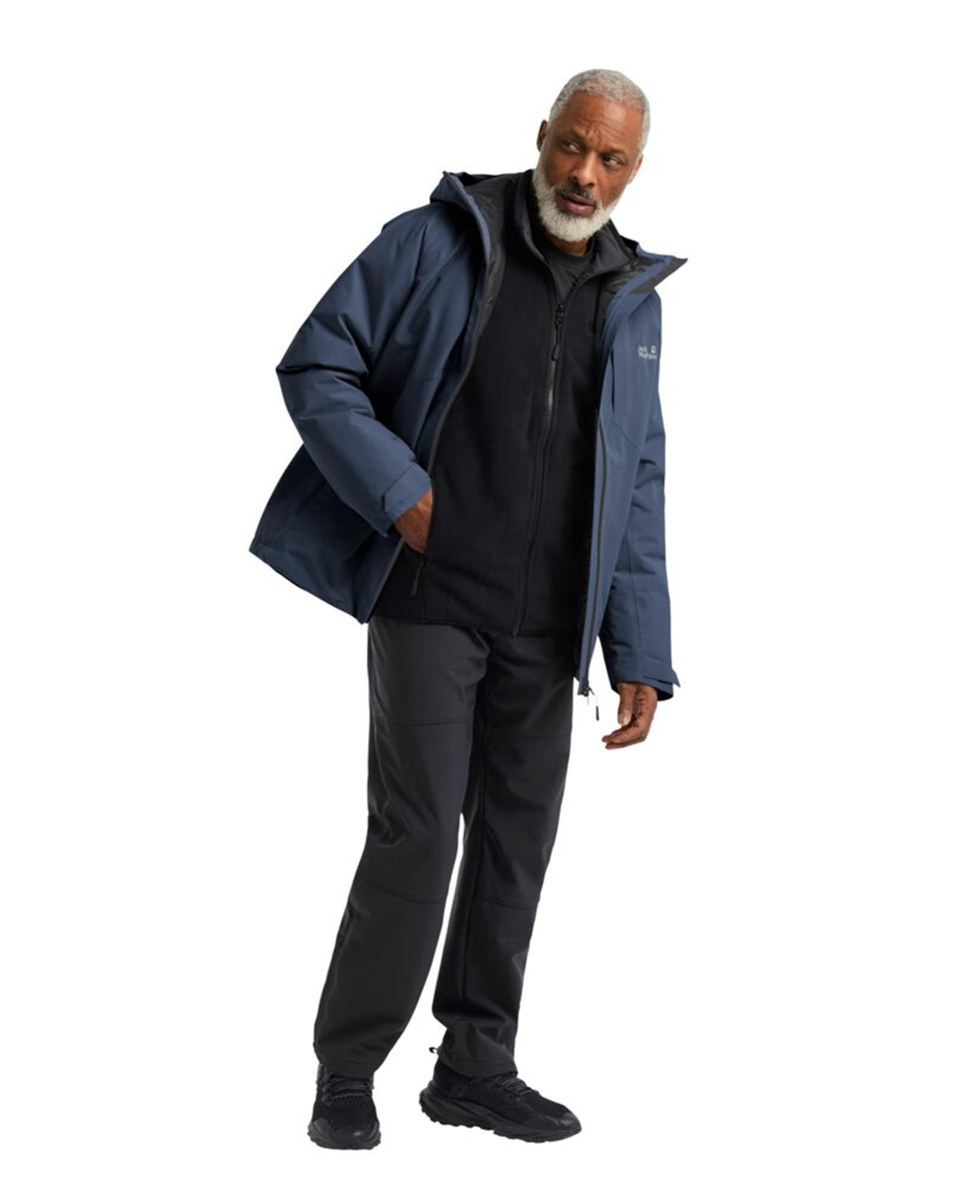 Jack Wolfskin Icecape 2L Down Insulated Erkek Lacivert Ceket