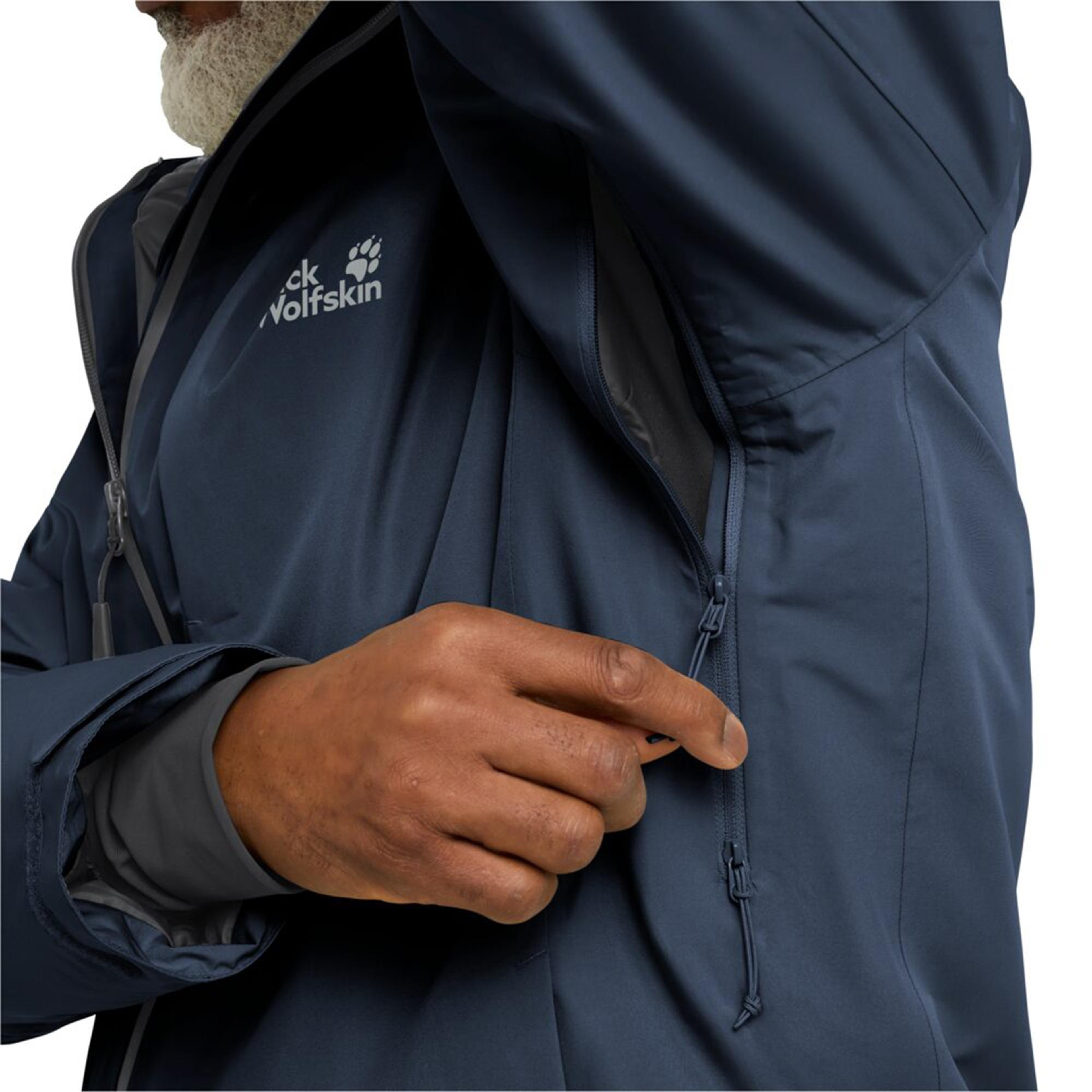 Jack Wolfskin Icecape 2L Down Insulated Erkek Lacivert Ceket