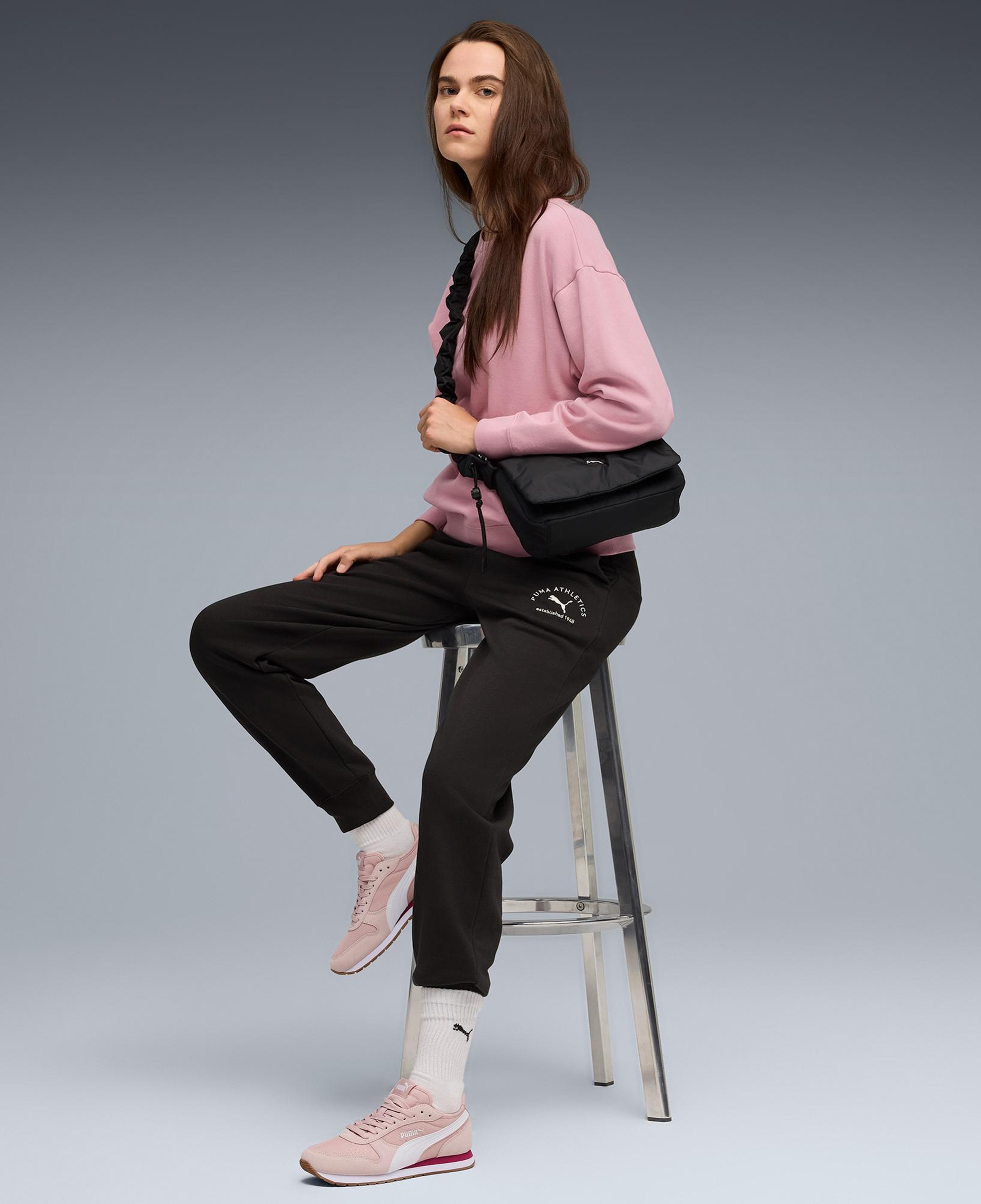 Puma  Class Sweat Kadın Siyah Pantolon