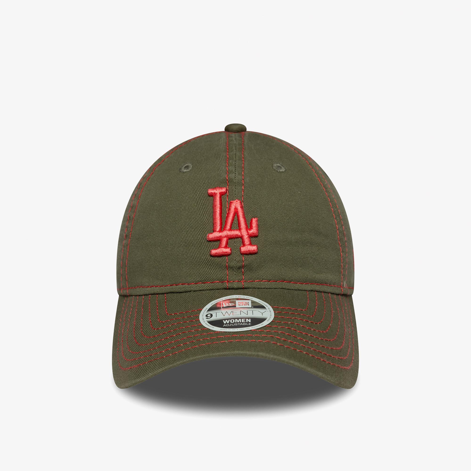 New Era Mlb Contrast Stitch LA Dodgers Kadın Yeşil Şapka
