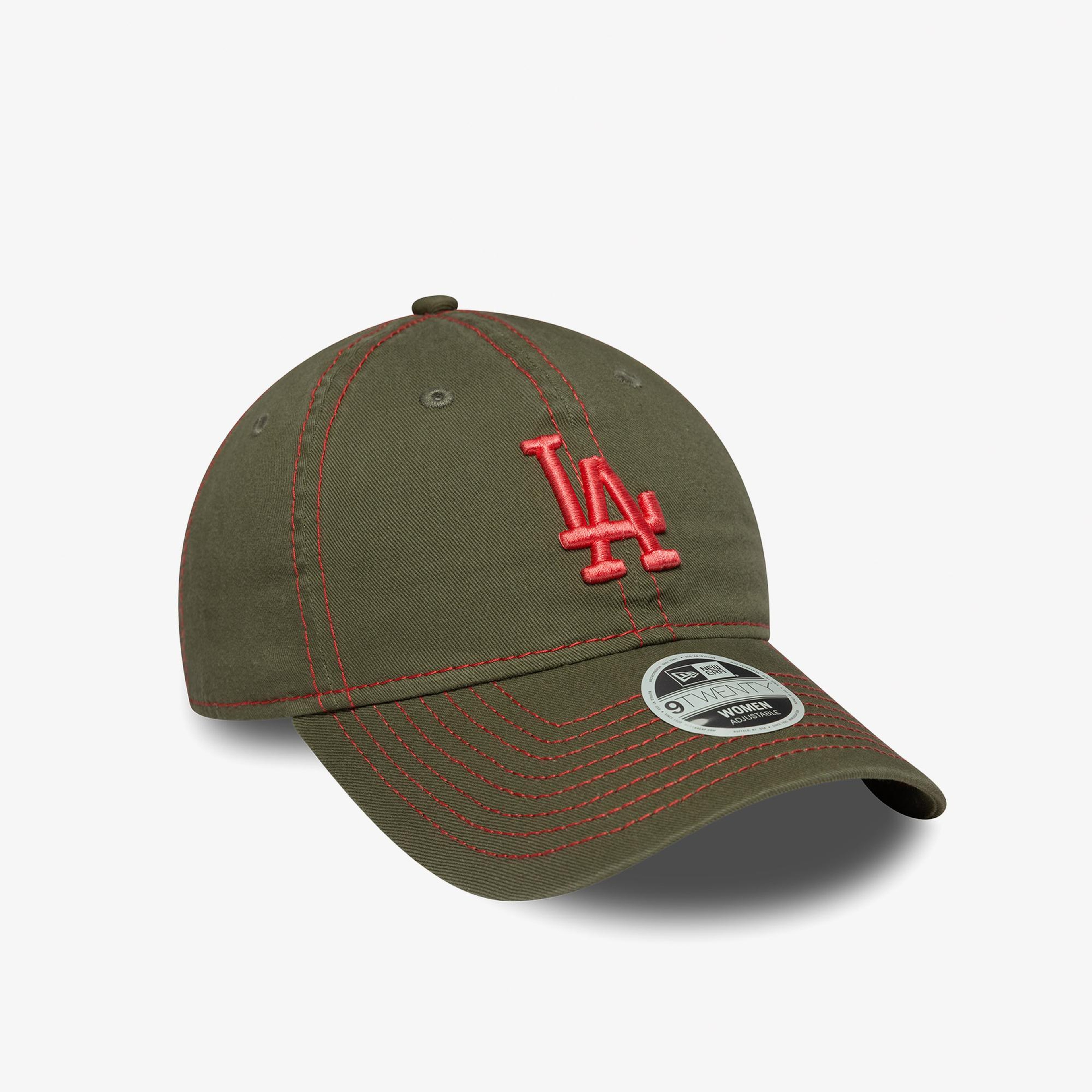 New Era Mlb Contrast Stitch LA Dodgers Kadın Yeşil Şapka