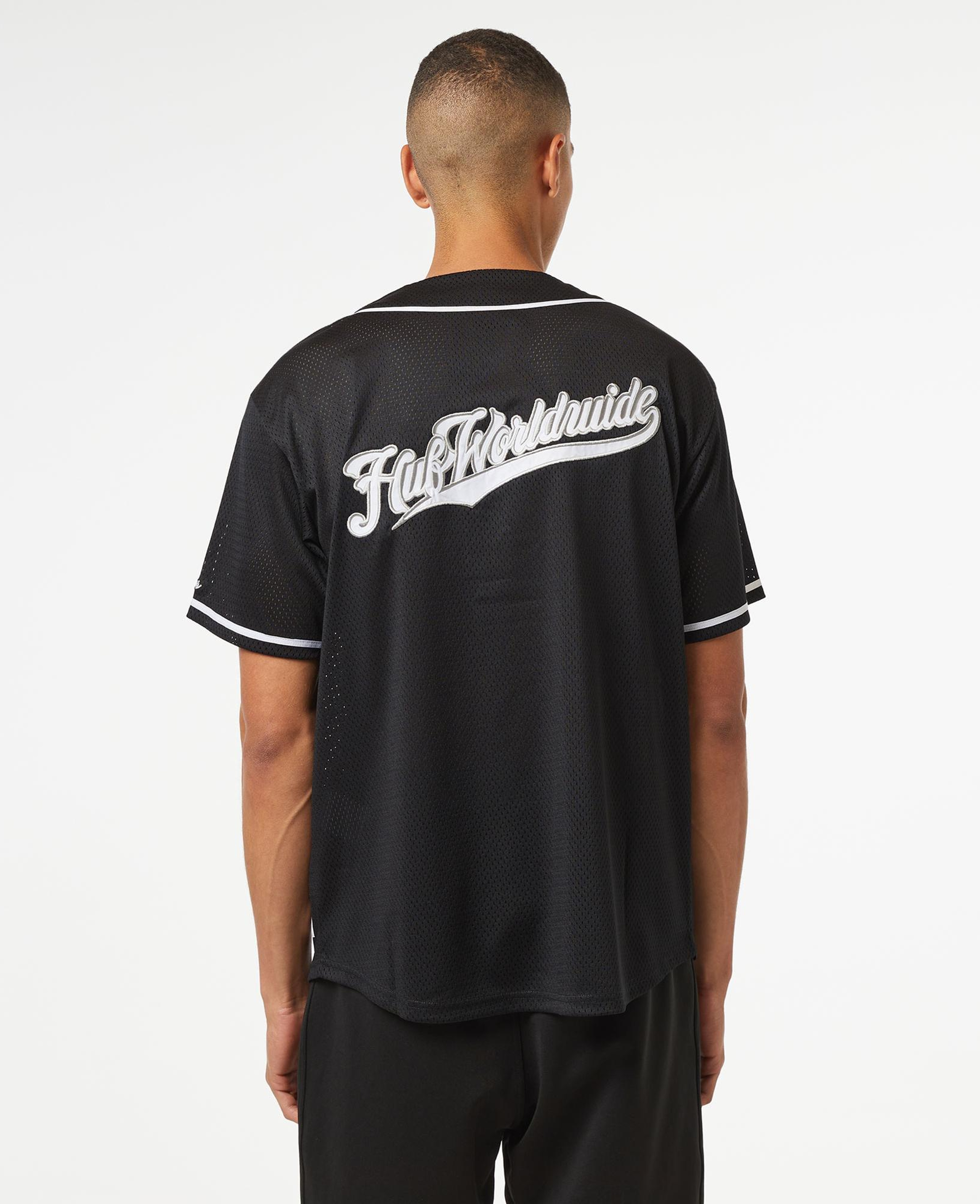 HUF Crackerjack Baseball Jersey Erkek Siyah Gömlek