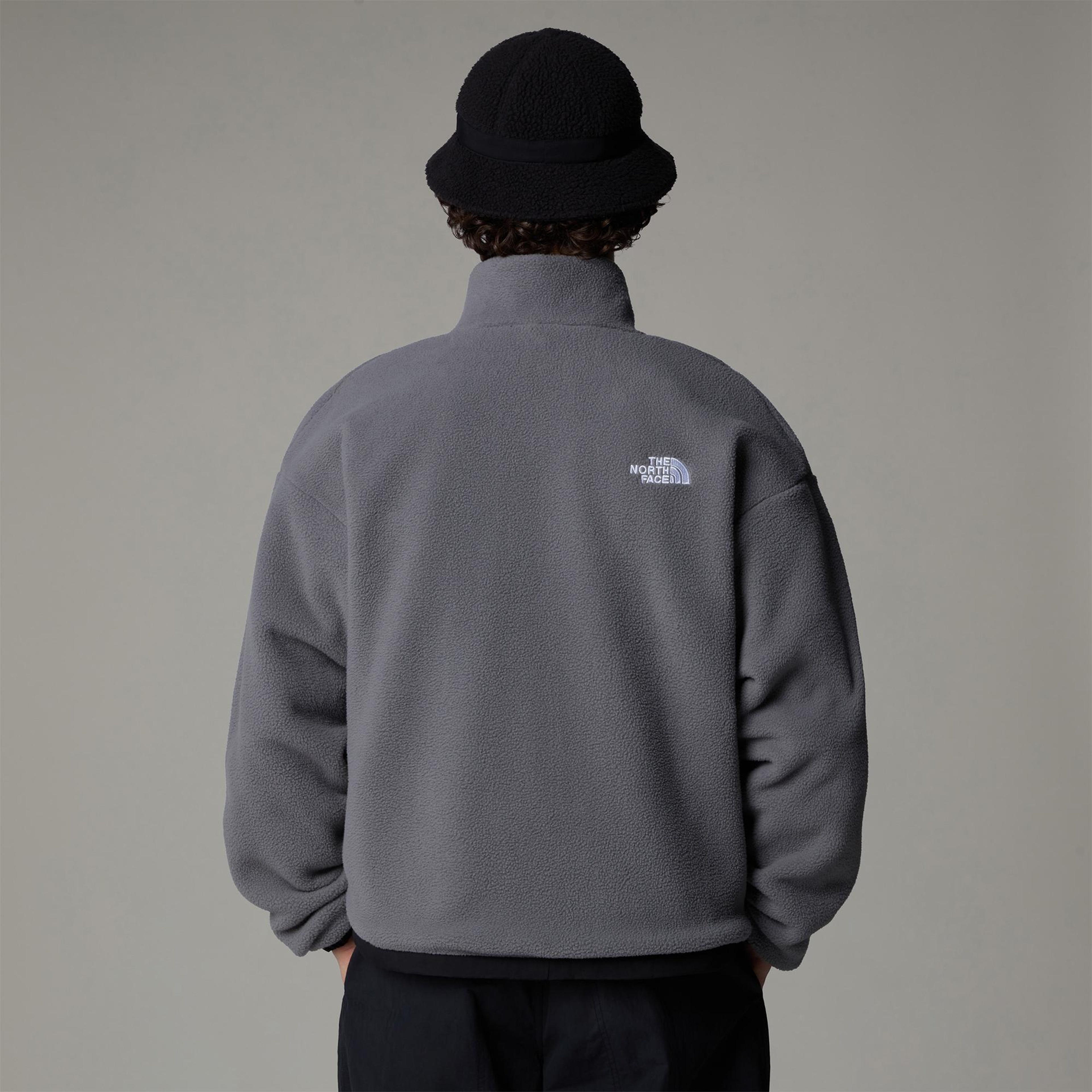 The North Face Erkek Yumiori Siyah/Koyu Gri Çift Taraflı Polar Mont