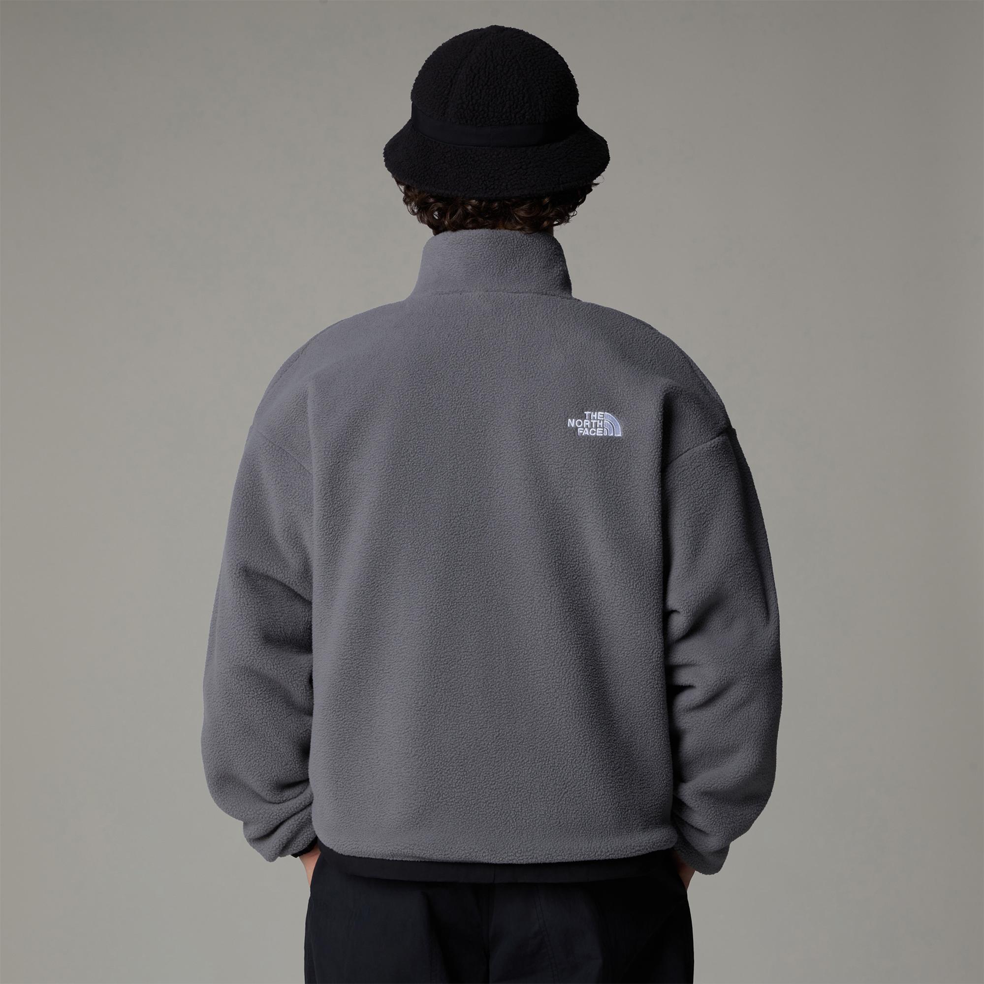 The North Face Erkek Yumiori Siyah/Koyu Gri Çift Taraflı Polar Mont