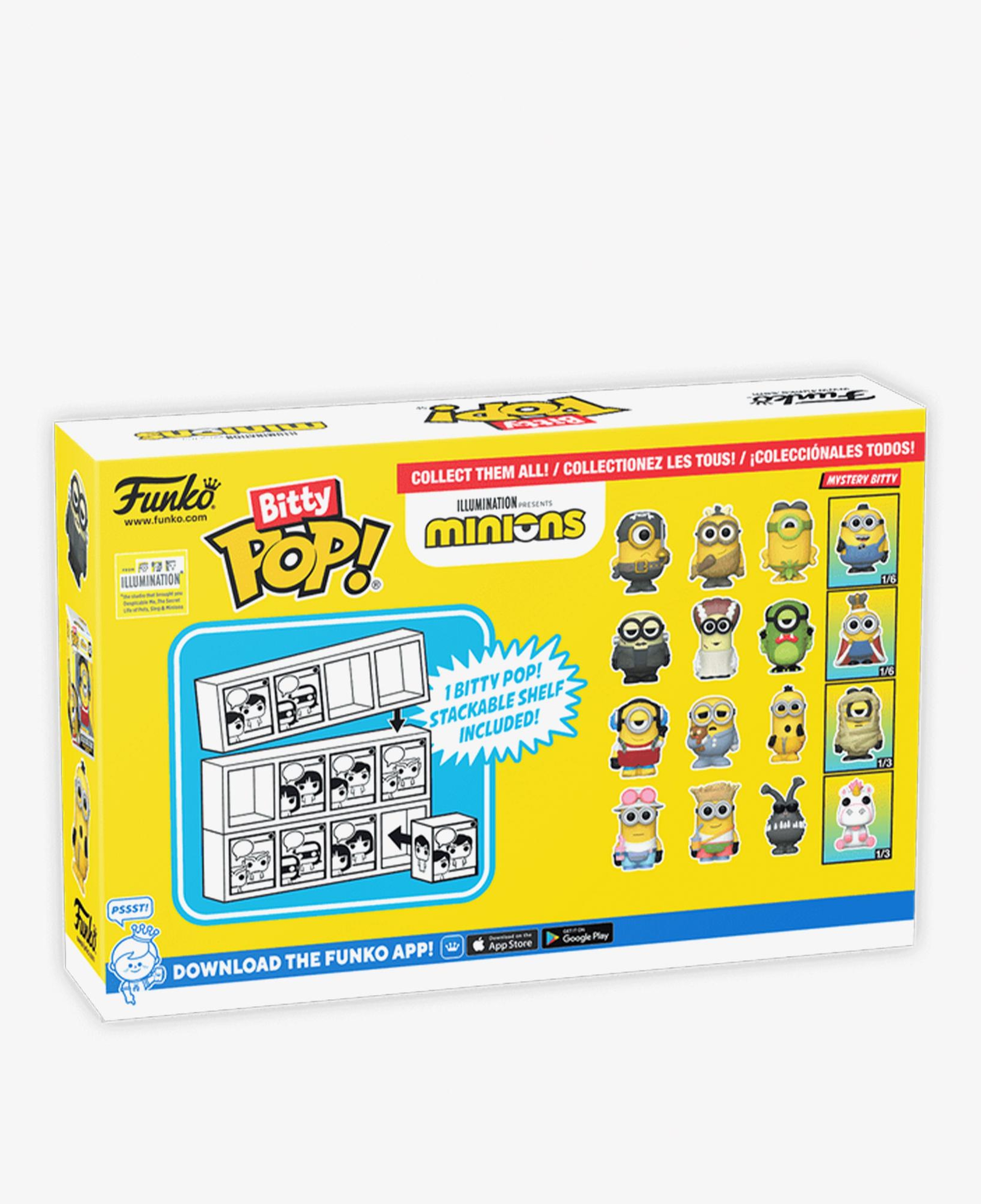 Funko Bitty Pop: Minions Frankenbob 4lü Renkli Figür