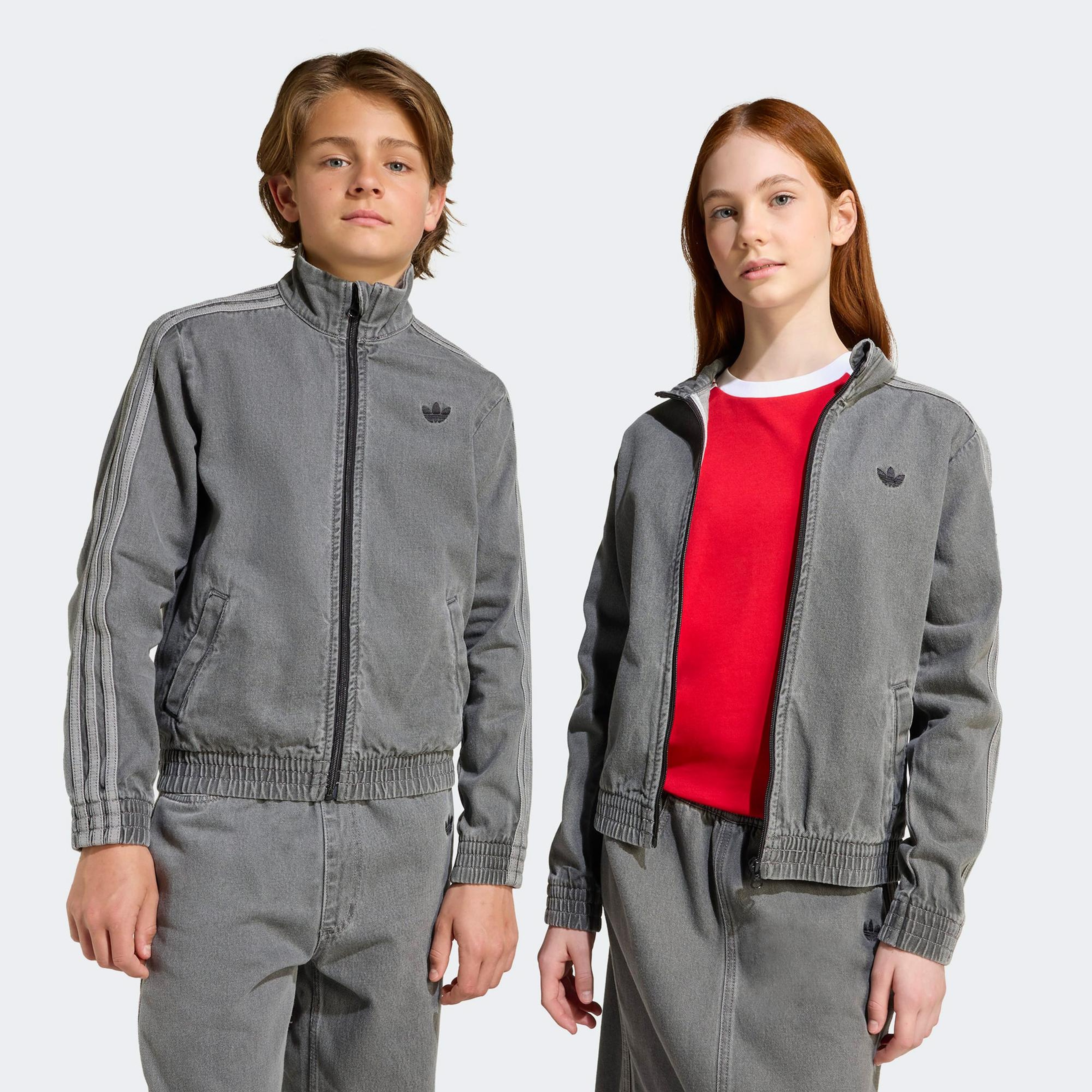 adidas Firebird Tt D Çocuk Gri Ceket