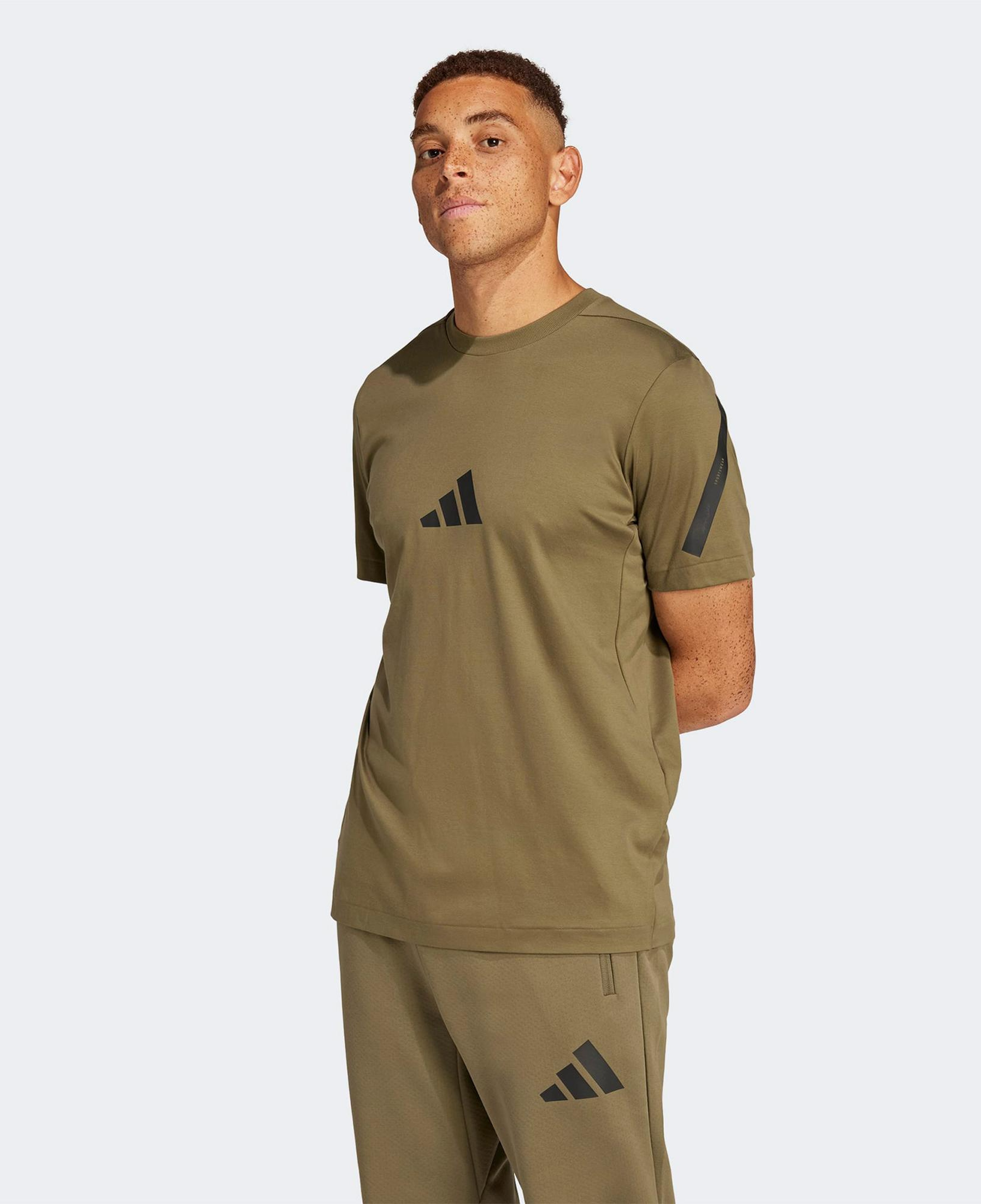 adidas ZNE Erkek Yeşil T-Shirt
