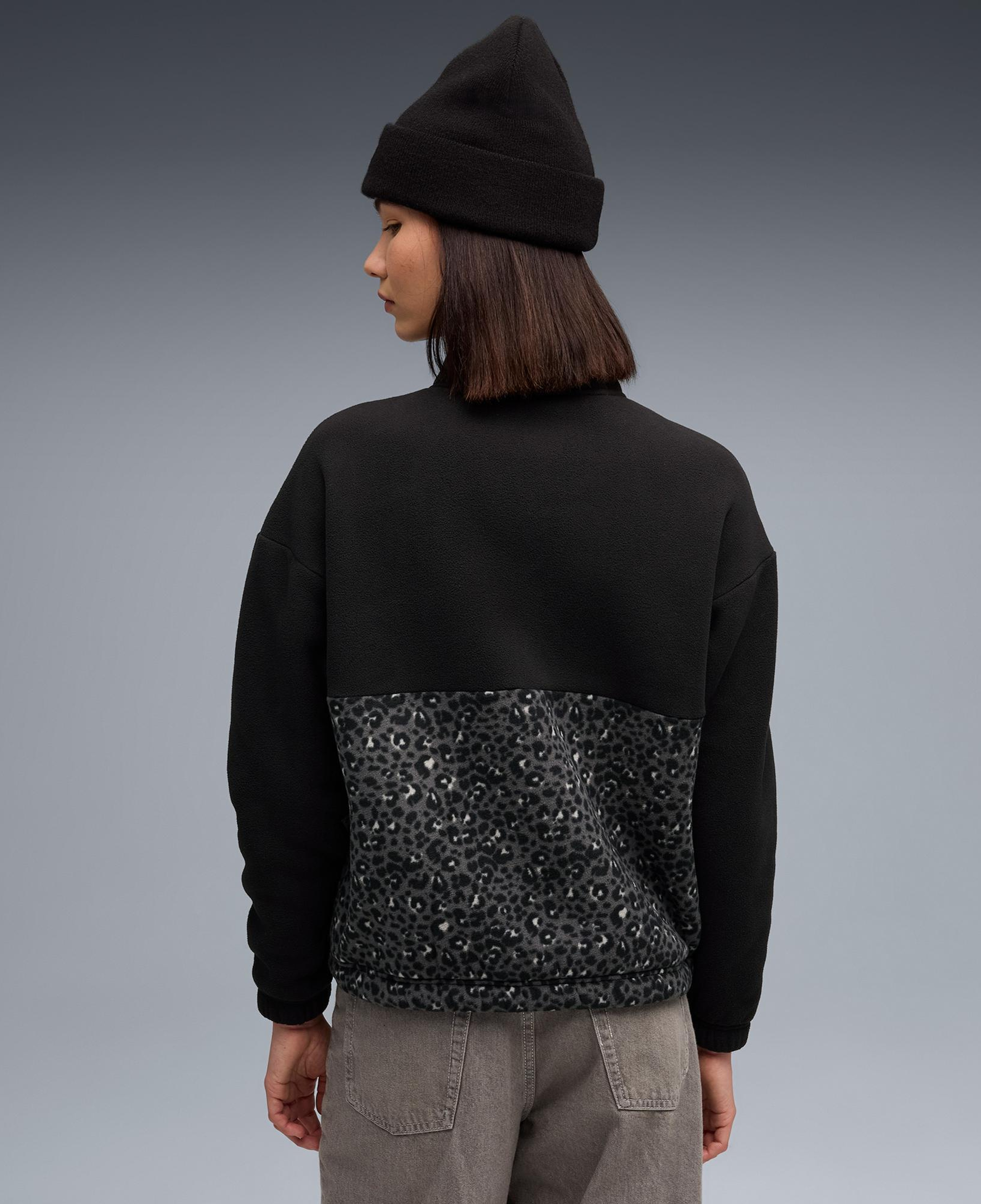 Puma Essentials Animal Crew Kadın Siyah Sweatshirt