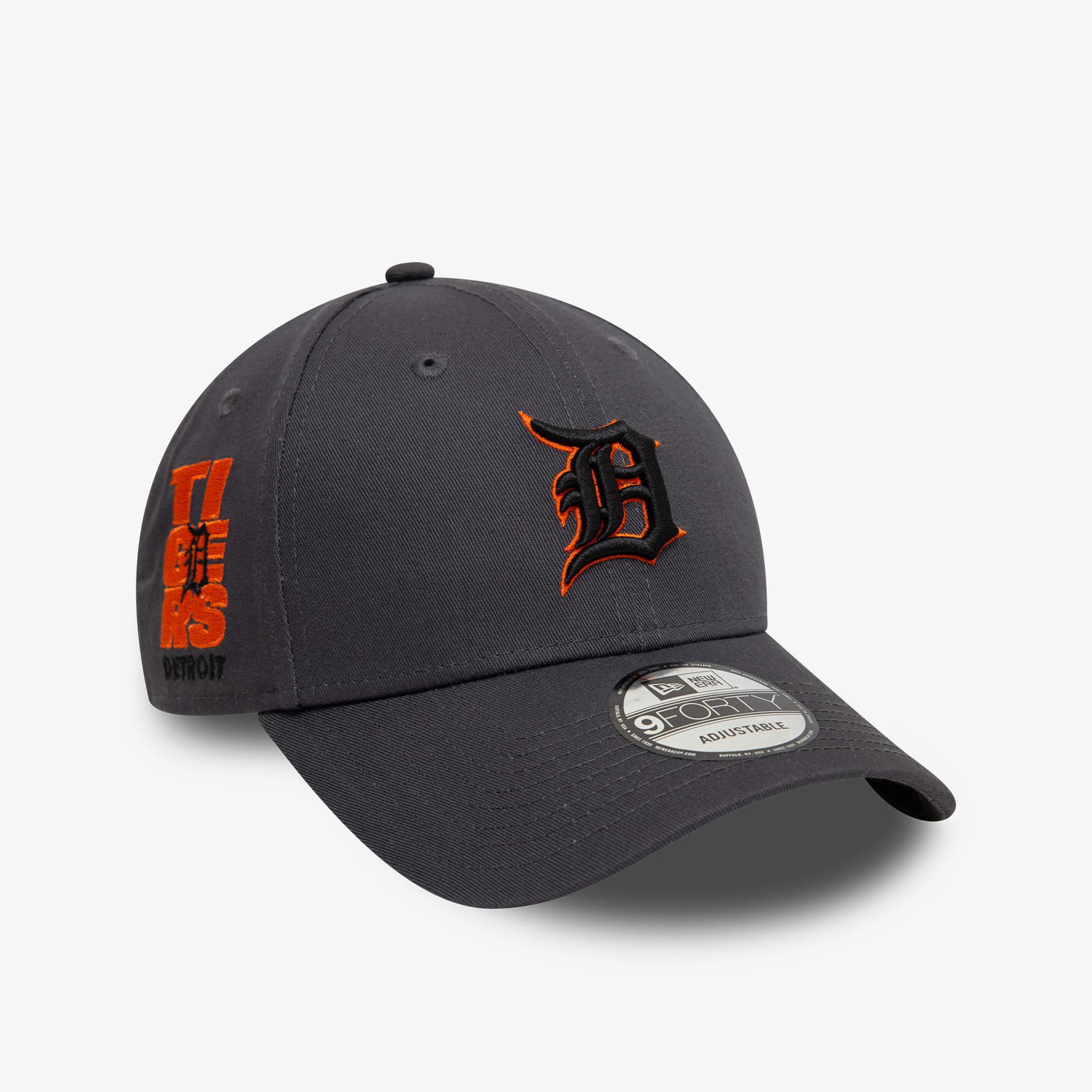 New Era Side Patch 9Forty Detroit Tigers Unisex Gri Şapka