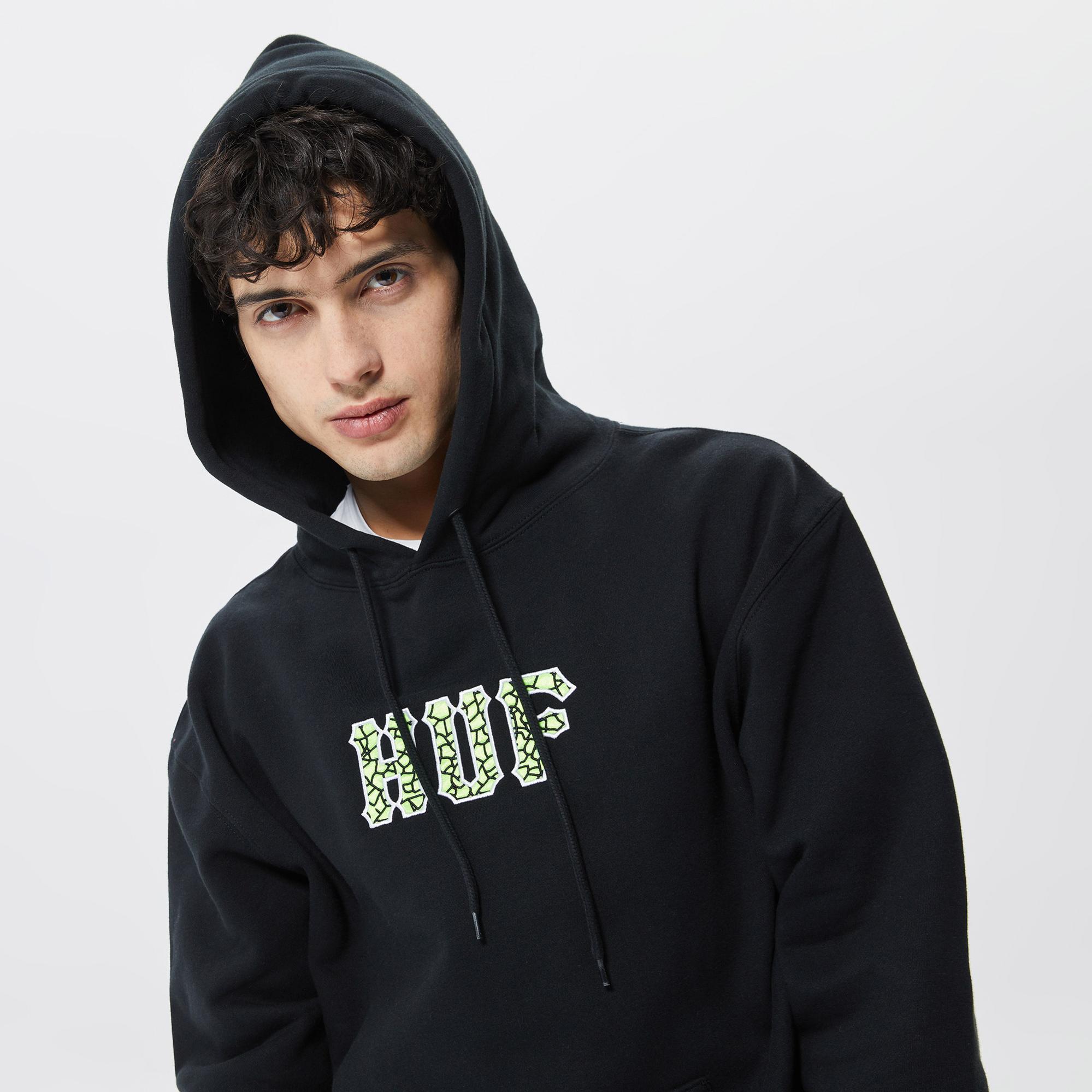 Huf Quake Conditions Erkek Siyah Hoodie