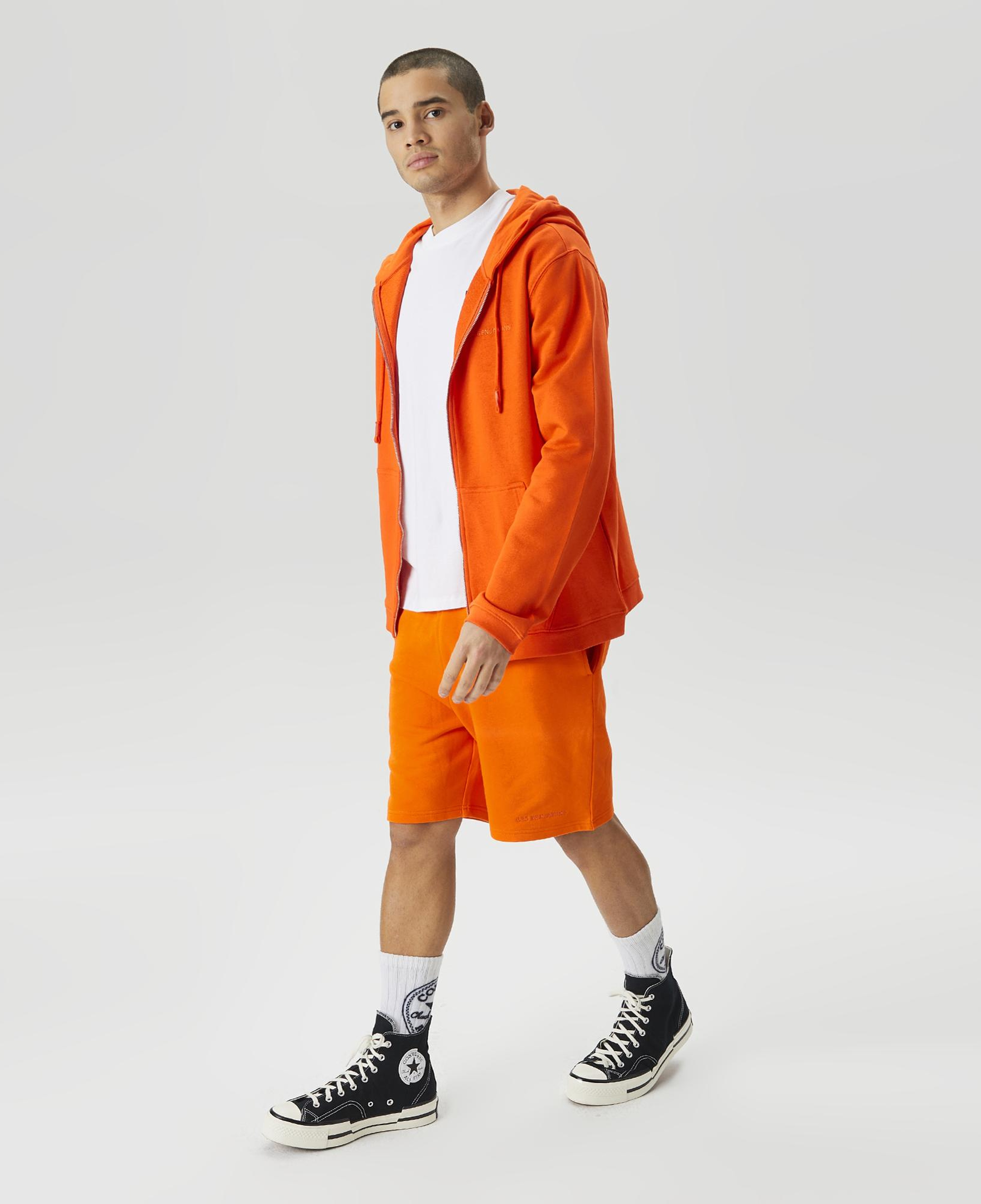 Les Benjamins Essential Erkek Turuncu Sweatshirt