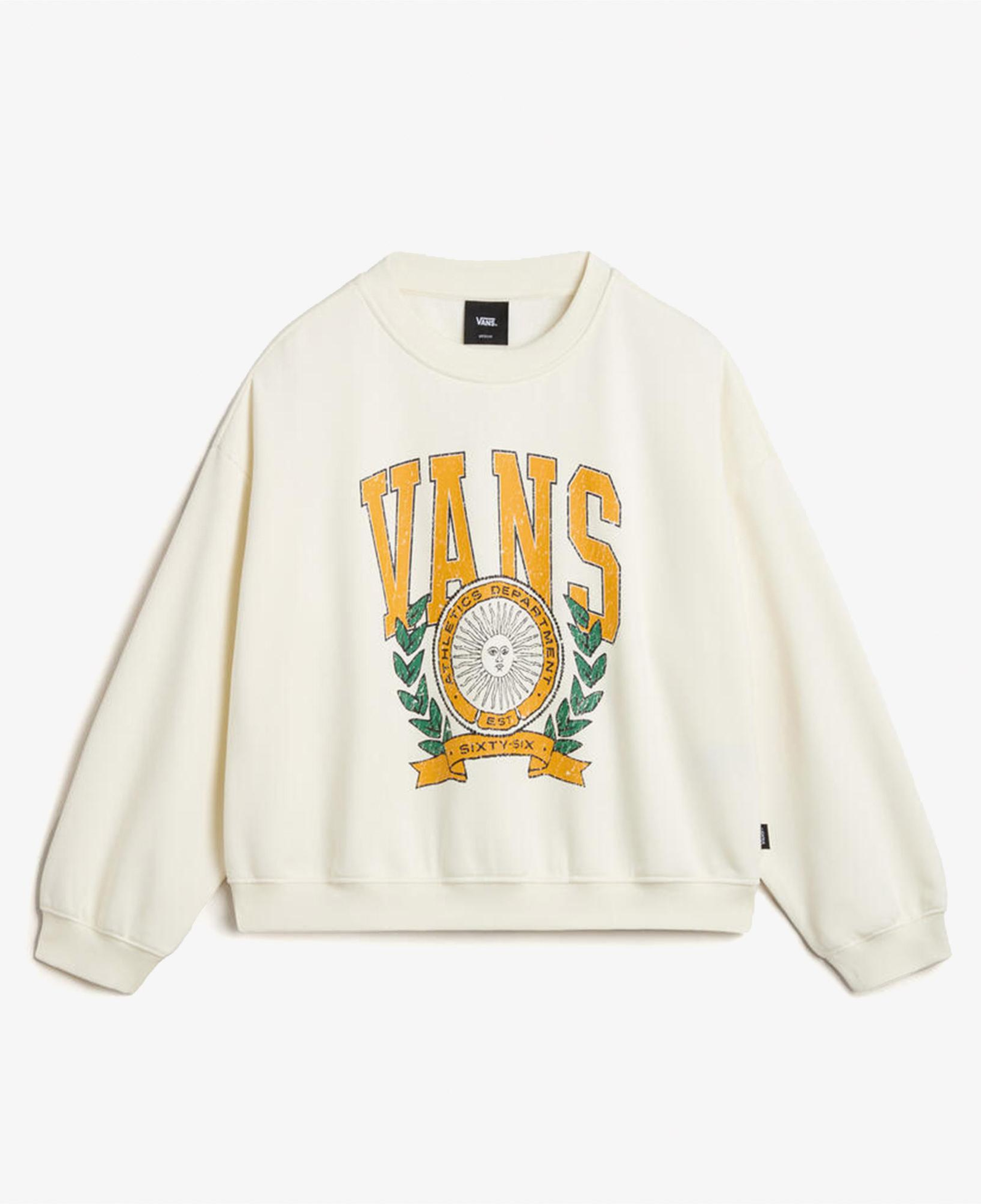 Vans First Team Loose Crew Çocuk Beyaz Sweatshirt