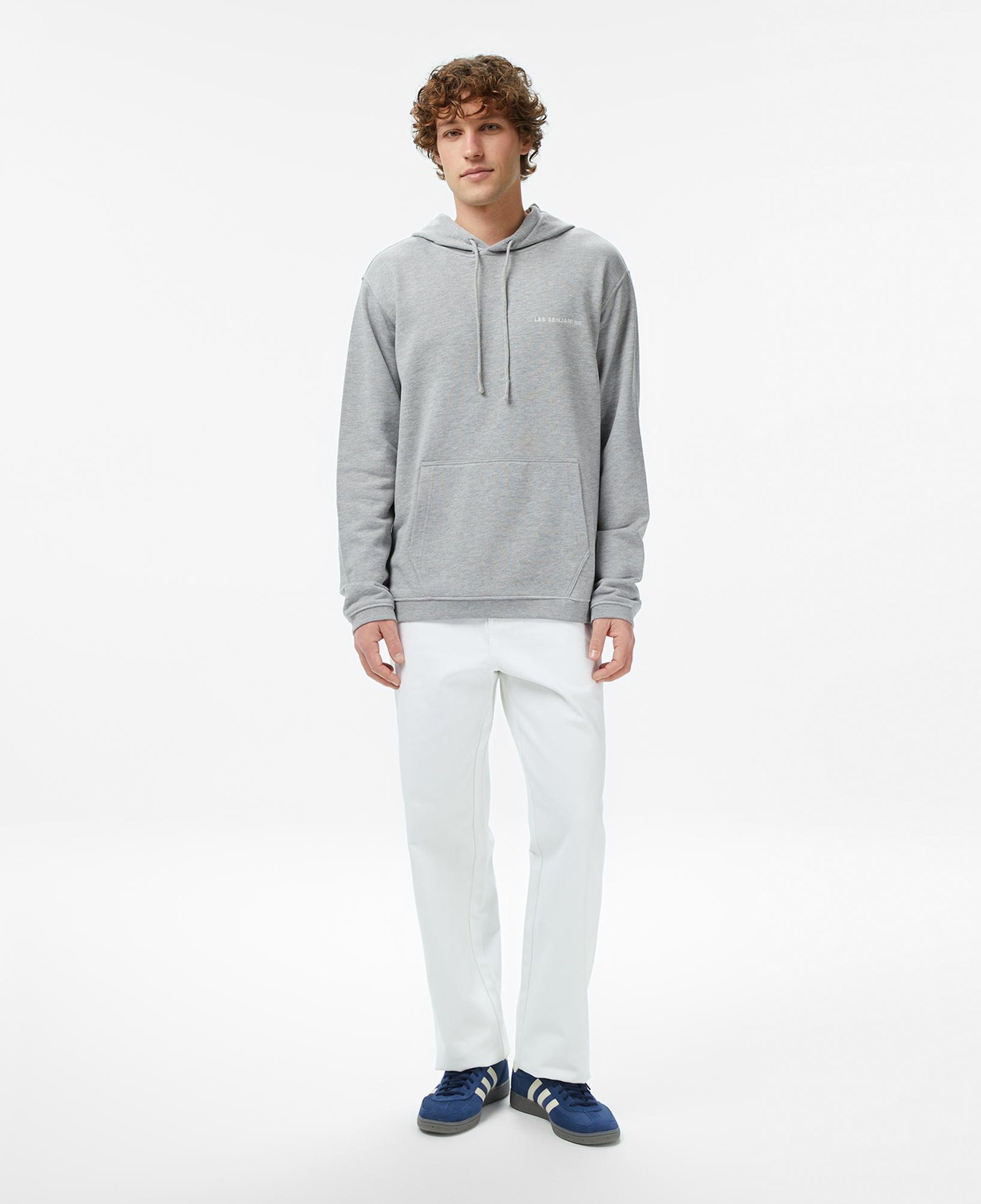 Les Benjamins Essentials 308 Erkek Gri Sweatshirt