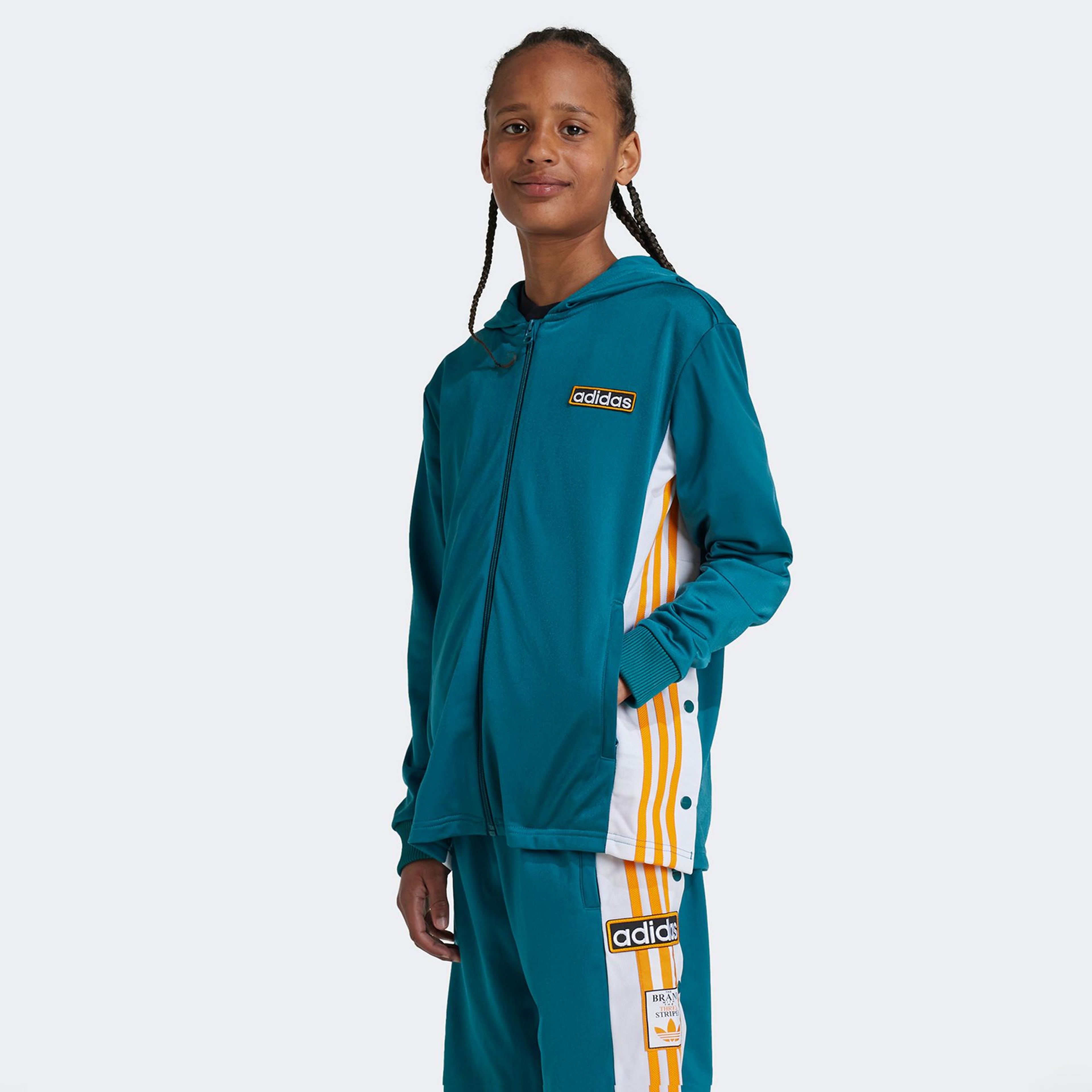 adidas Adibreak Çocuk Turkuaz Eşofman Üstü