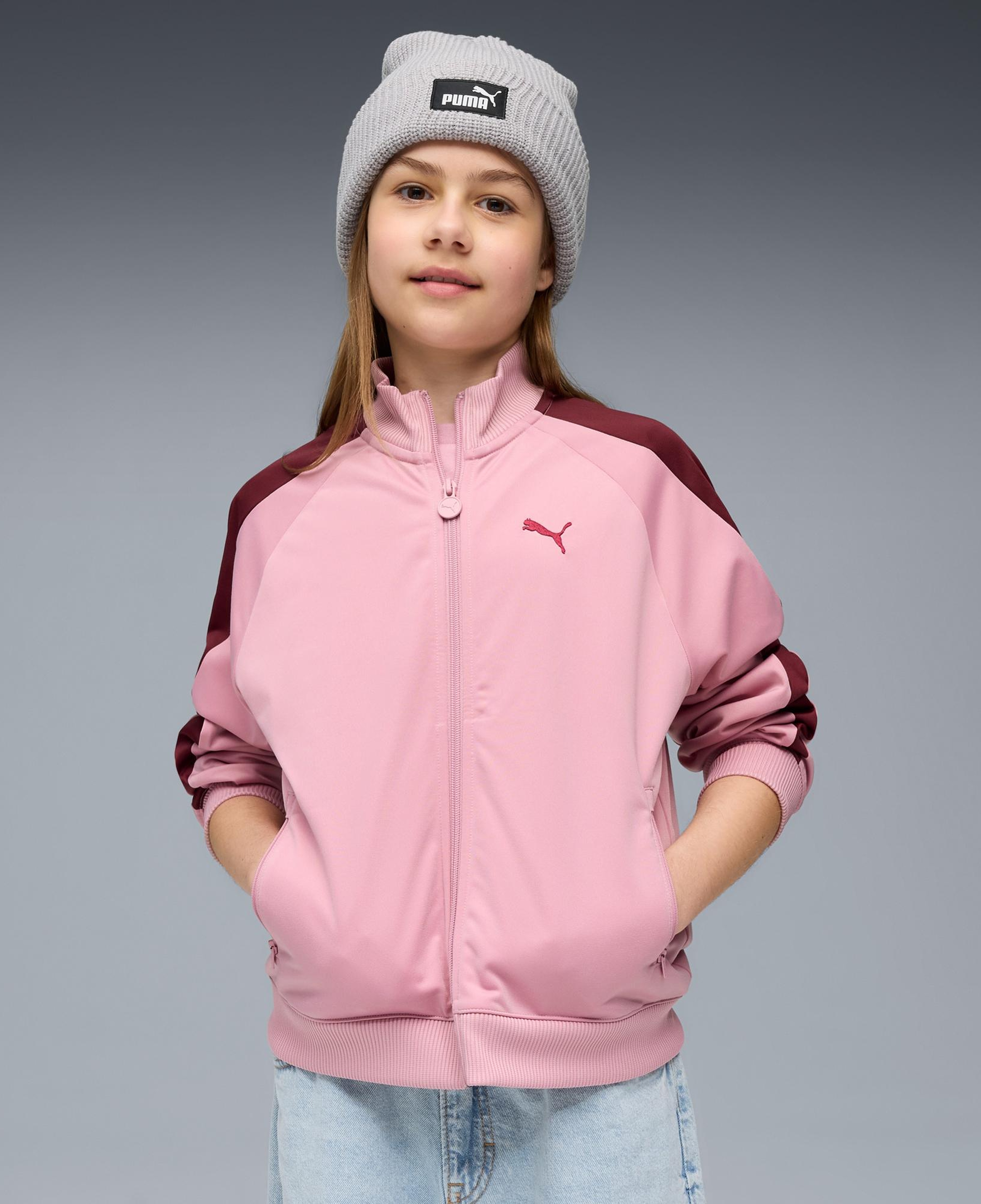 Puma T7 Always On Çocuk Pembe Ceket