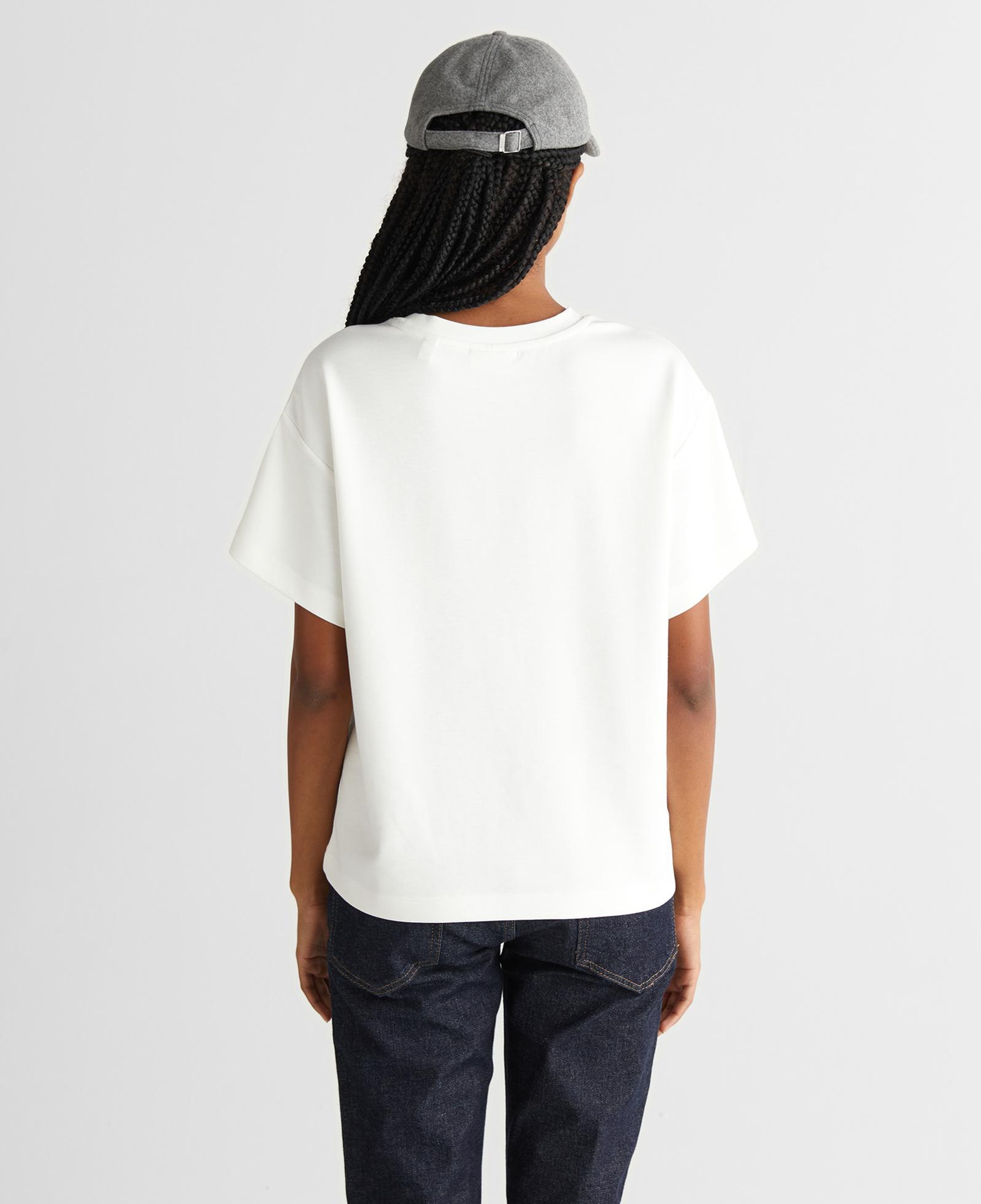 GANT Kadın Beyaz Regular Fit Bisiklet Yaka T-Shirt