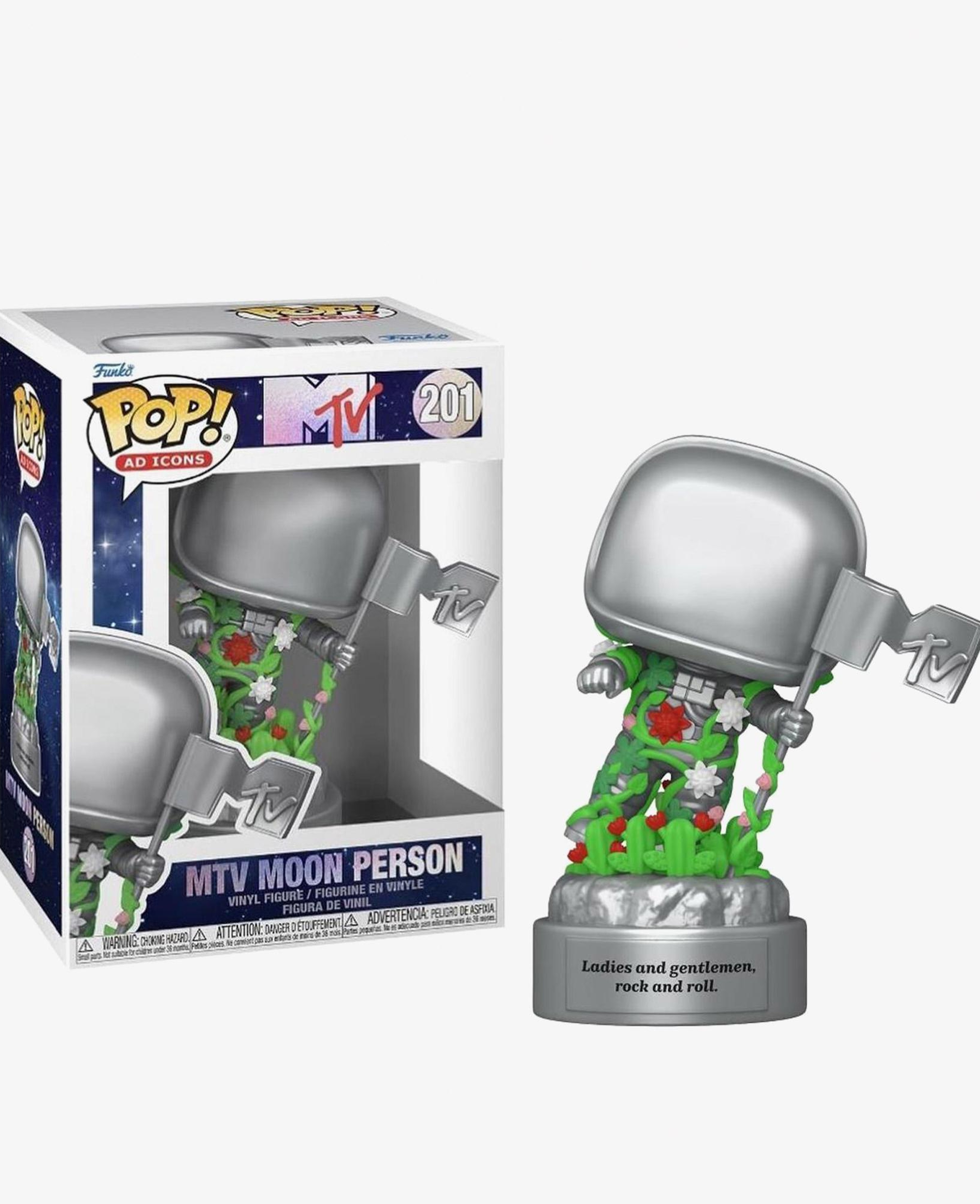 Funko Pop Ad icons: Mtv 40Th- Mtv Moon Person Renkli Figür