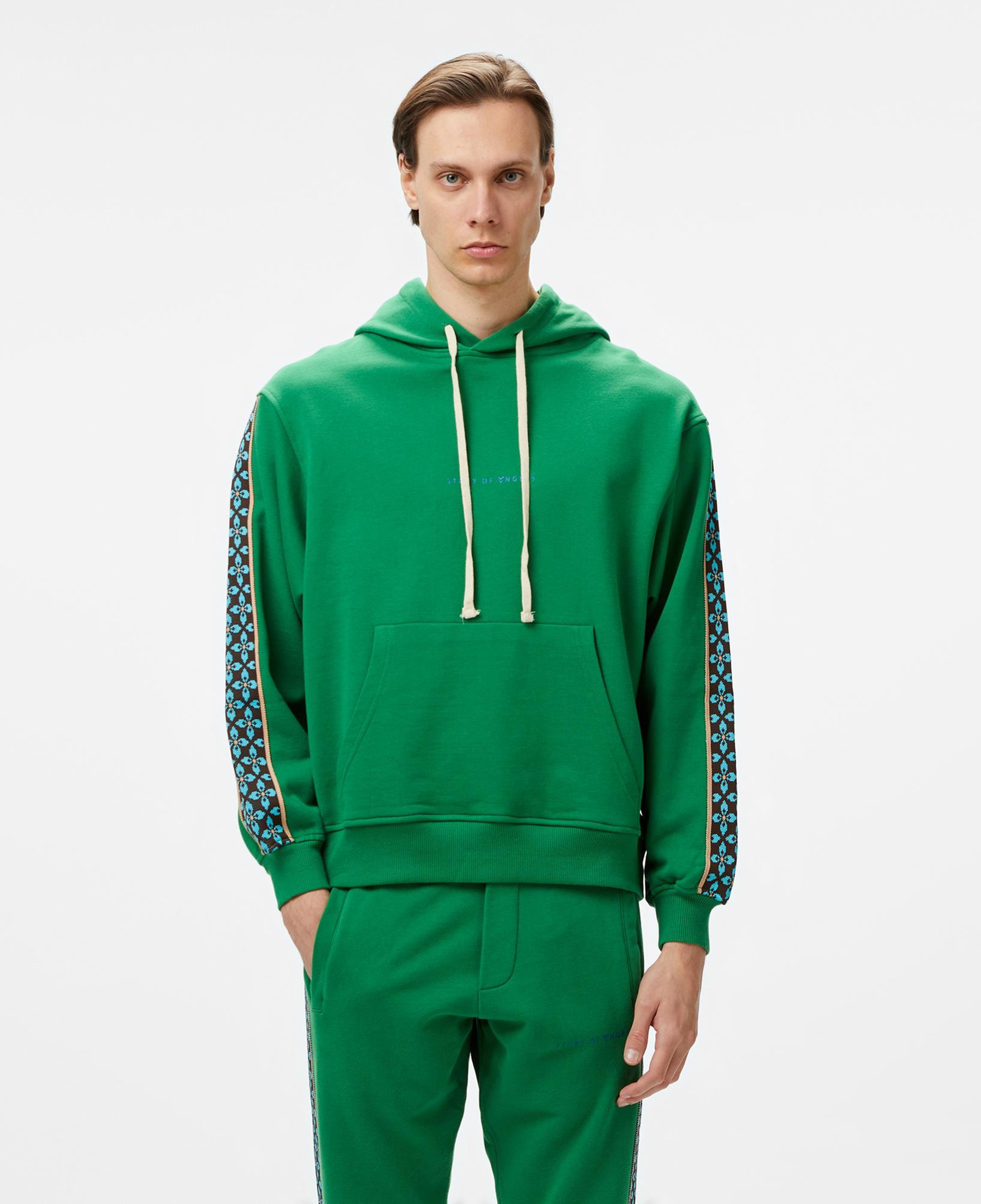 Story Of Angels Budha Dream Romance Erkek Yeşil Hoodie