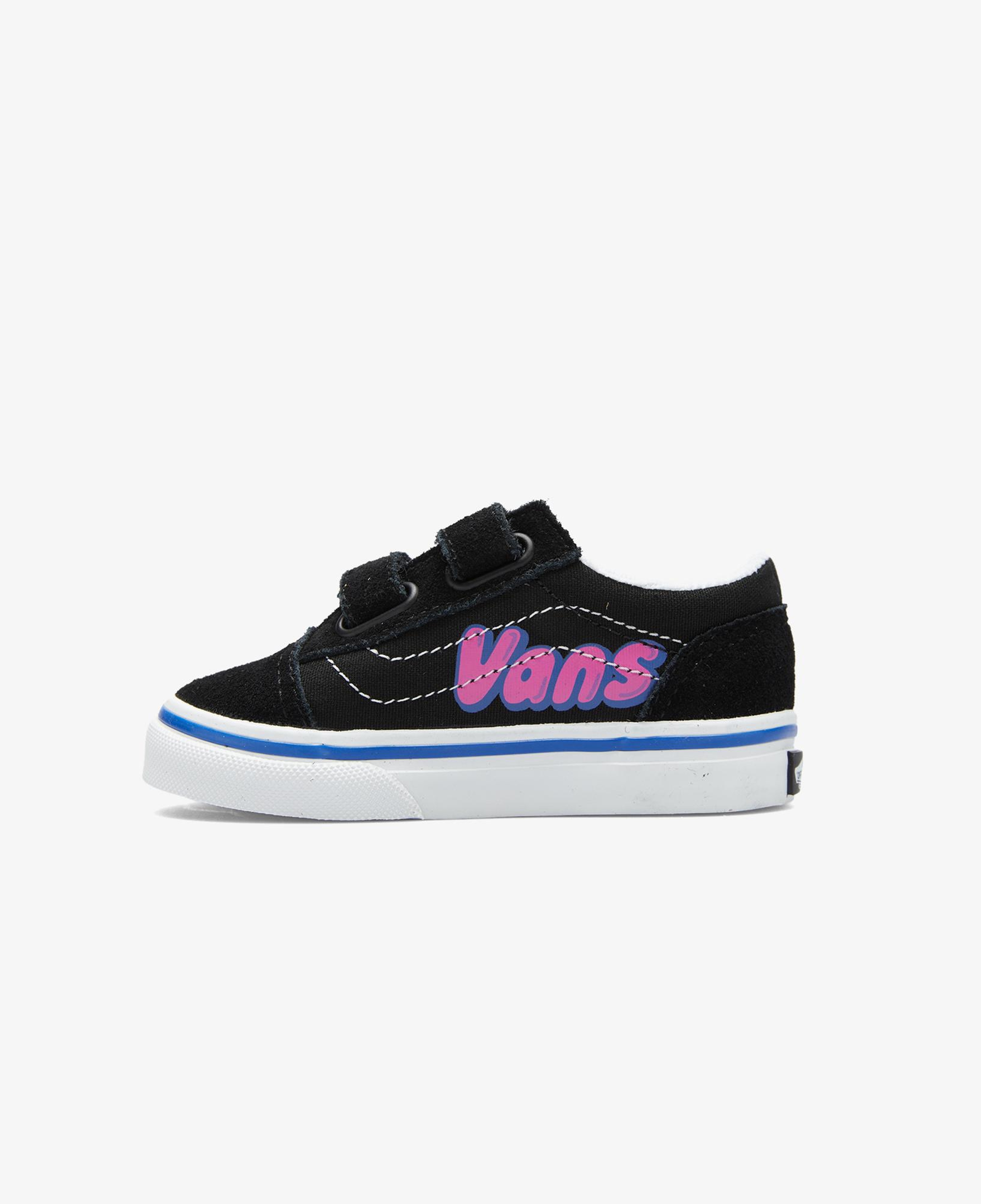 Vans Old Skool Bebek Siyah Bubble Logo Sneaker