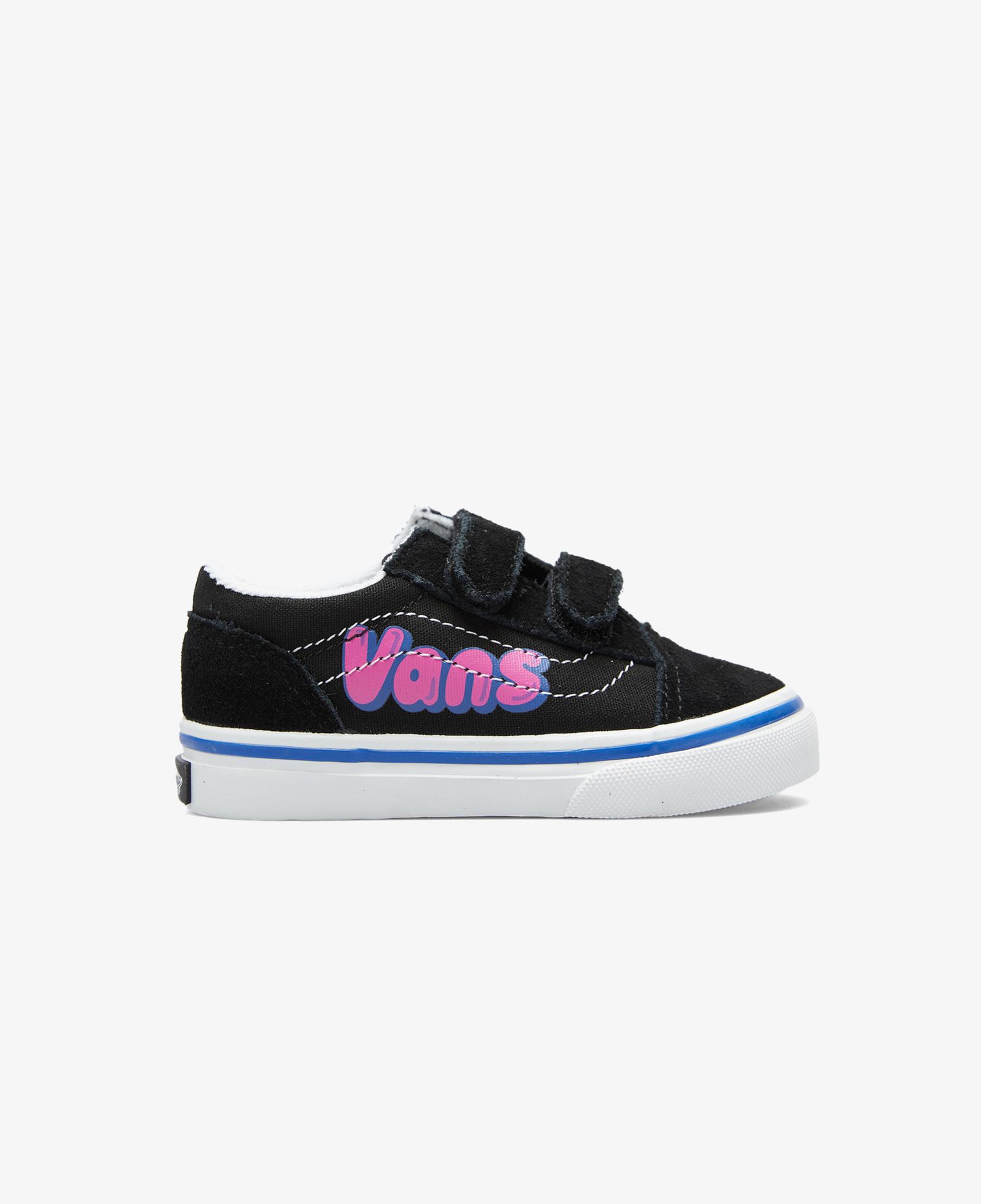 Vans Old Skool Bebek Siyah Bubble Logo Sneaker