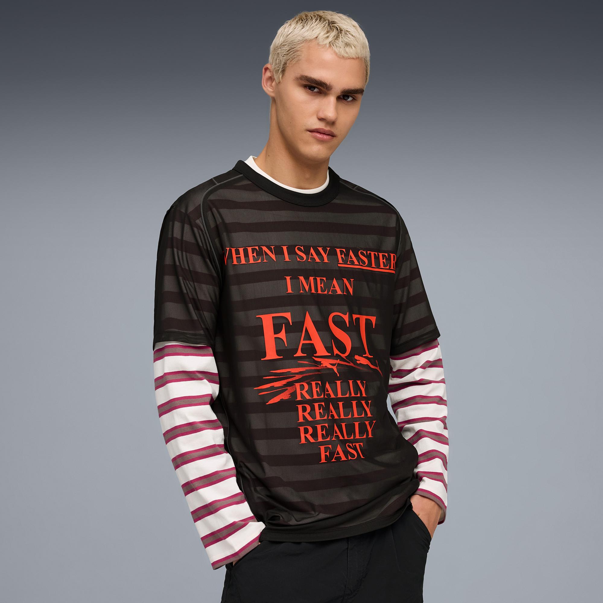 Puma Nine to Five Mesh Kadın Siyah Tişört