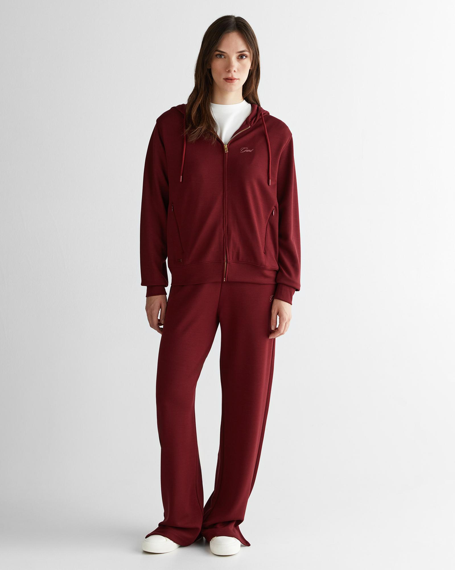 GANT Kadın Bordo Regular Fit Eşofman Altı