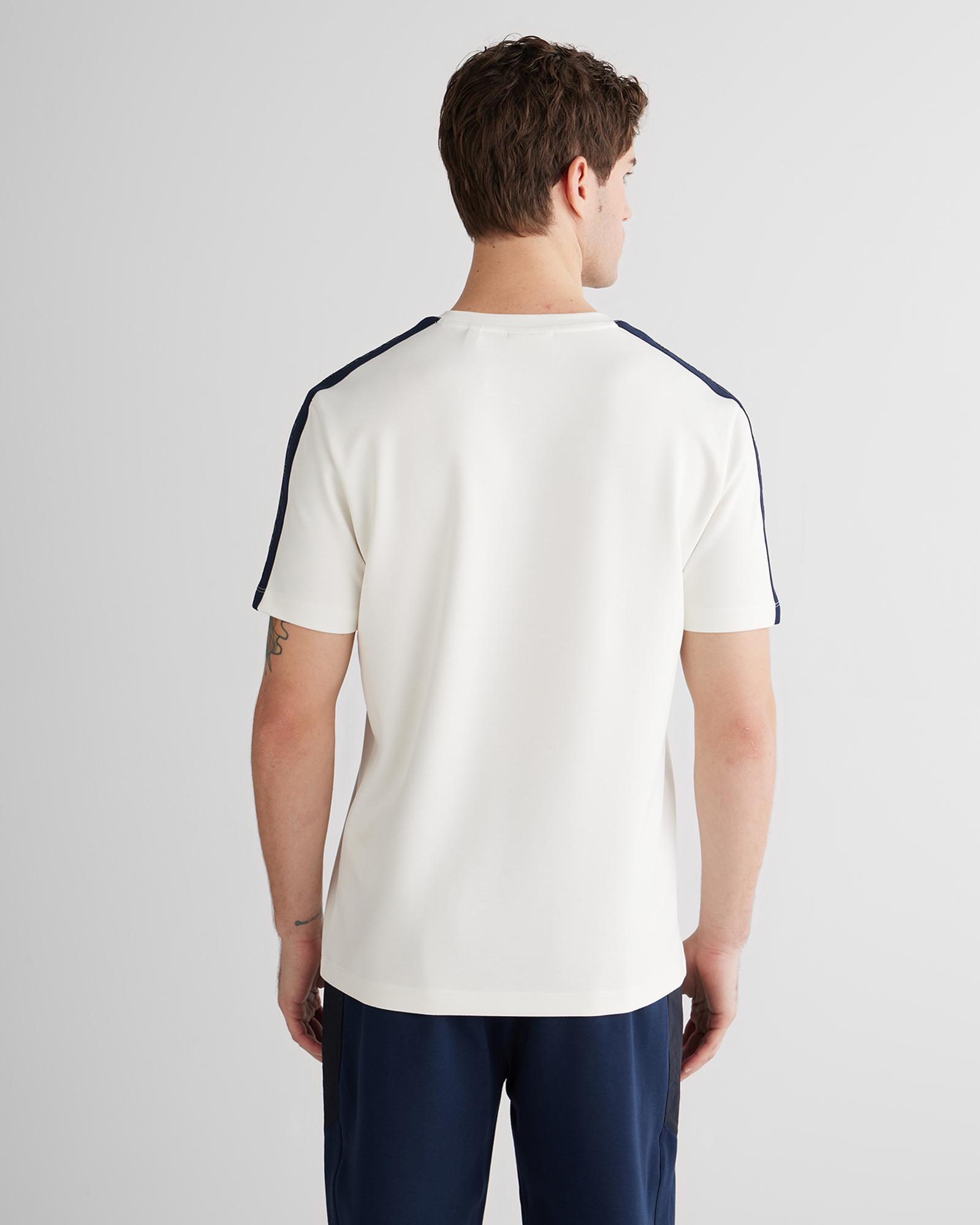GANT Erkek Beyaz Regular Fit T-Shirt
