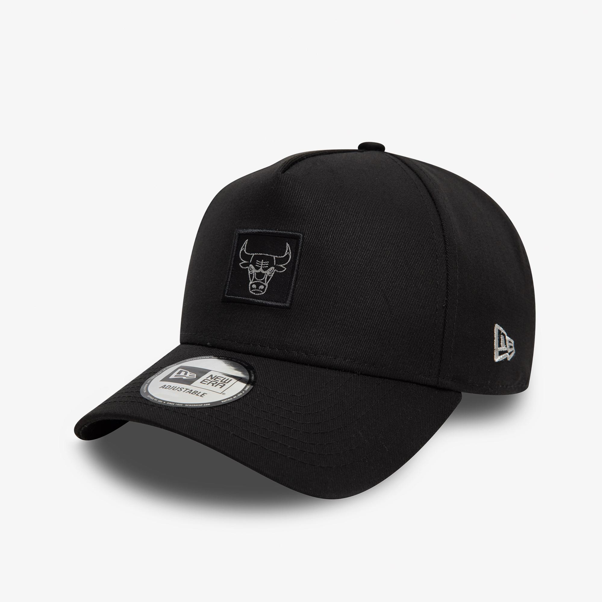 New Era Chicago Bulls Metallic Black 9Forty A-Frame Unisex Siyah Şapka