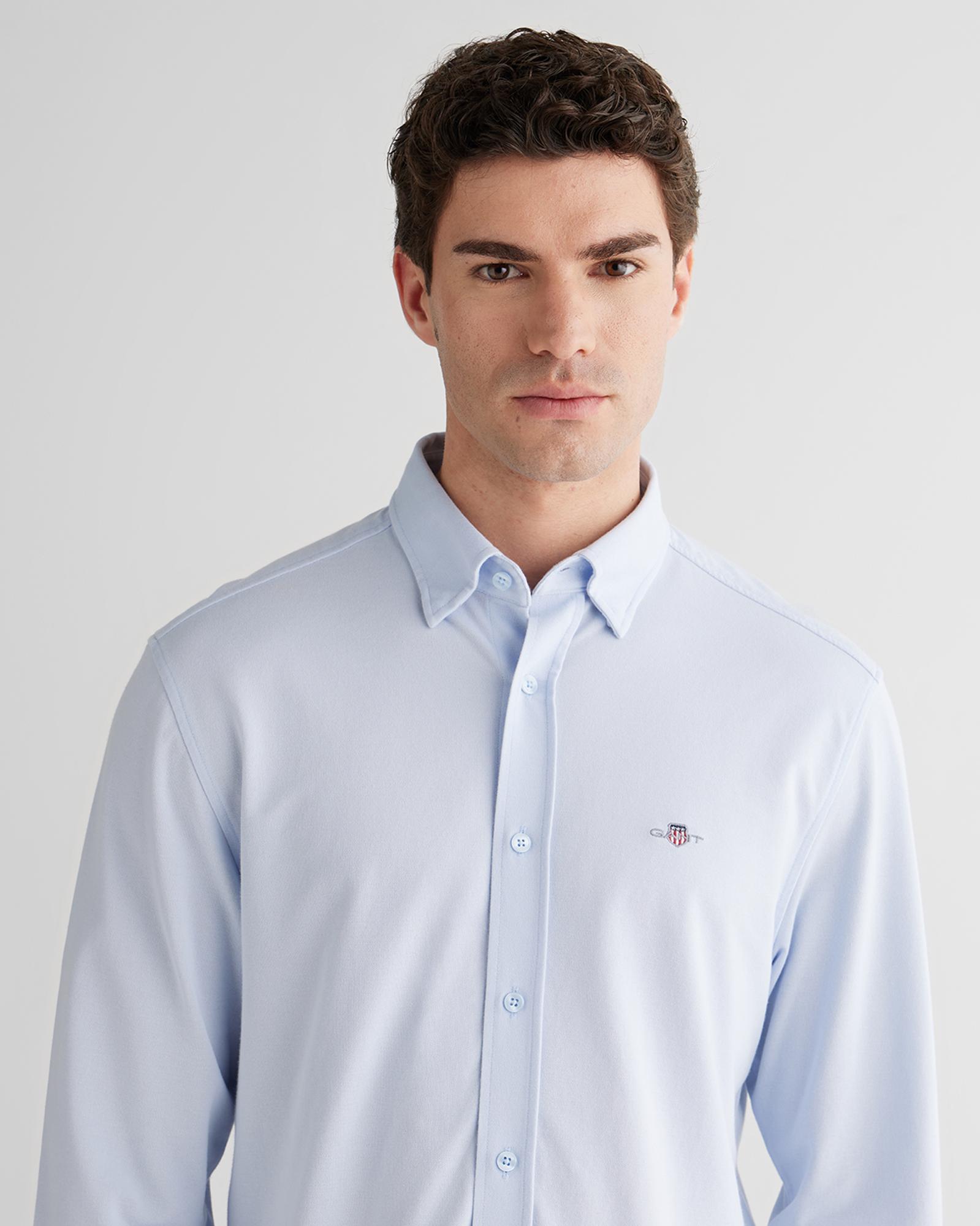 GANT Erkek Mavi Regular Fit Gömlek