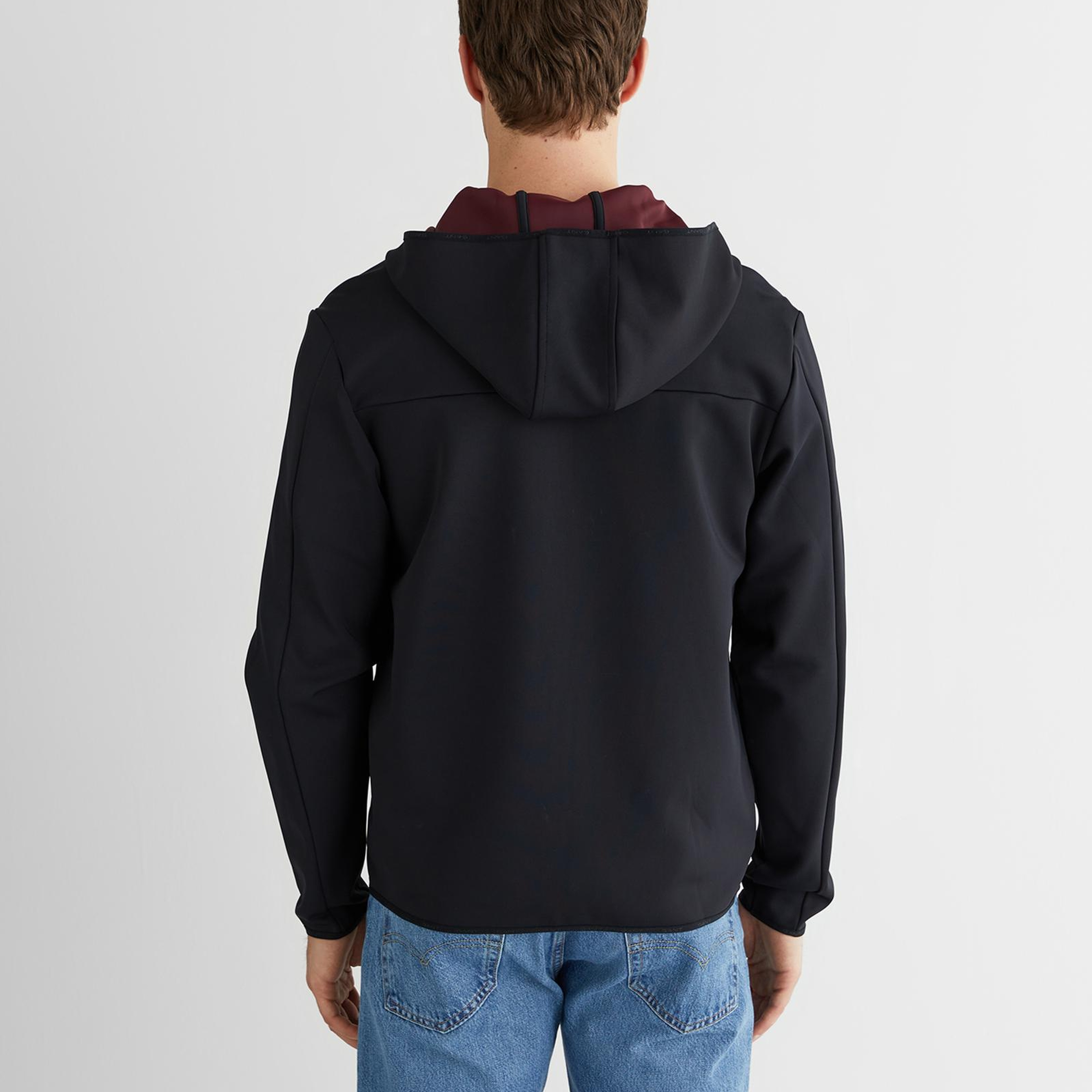 GANT Erkek Siyah Regular Fit Fermuarlı Ceket