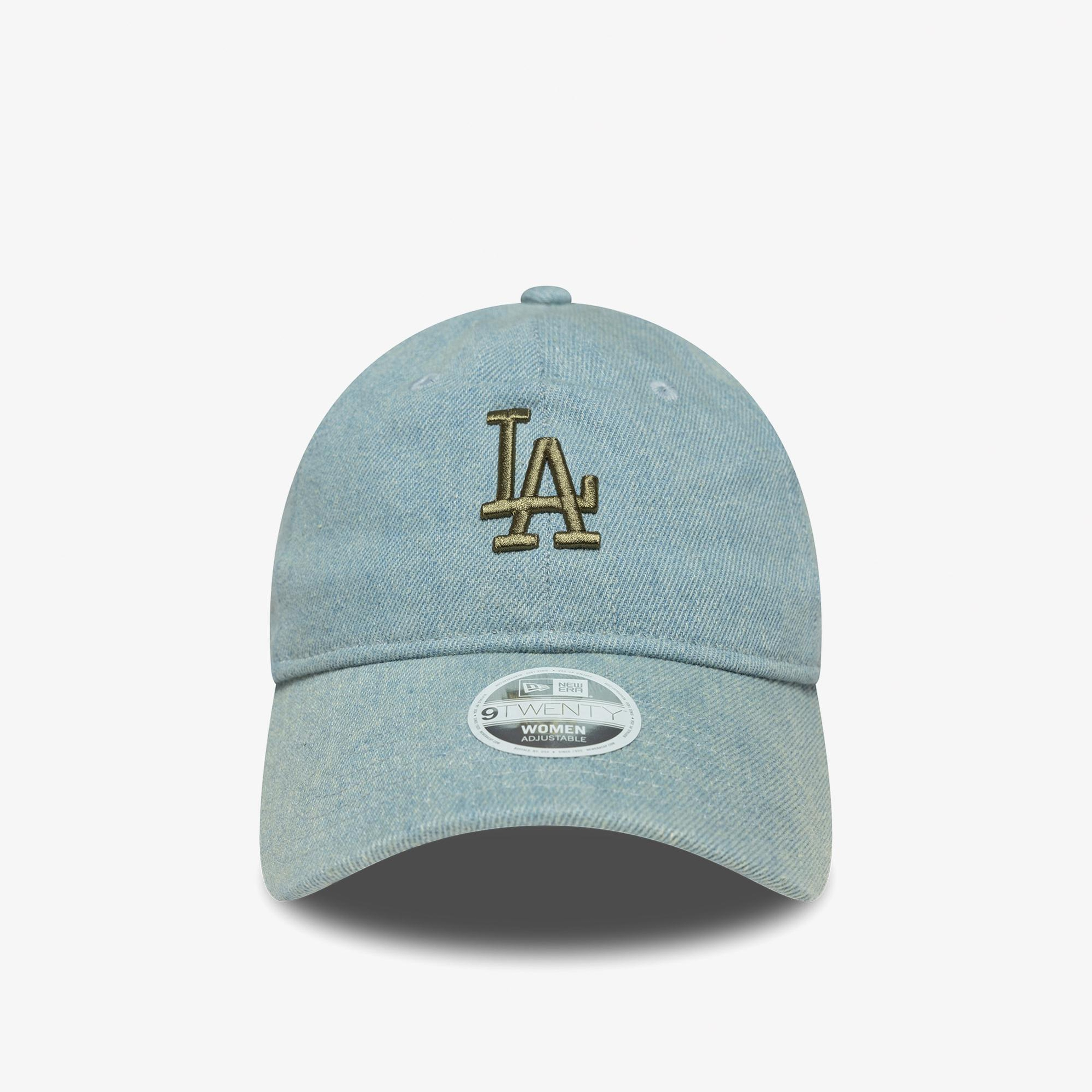 New Era 9Twenty Denim LA Dodgers Kadın Mavi Şapka