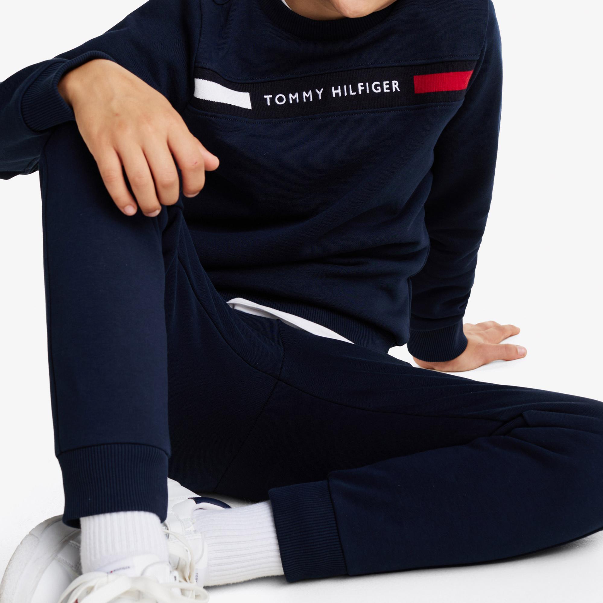 Tommy Jeans Logo Çocuk Lacivert Eşofman Takımı