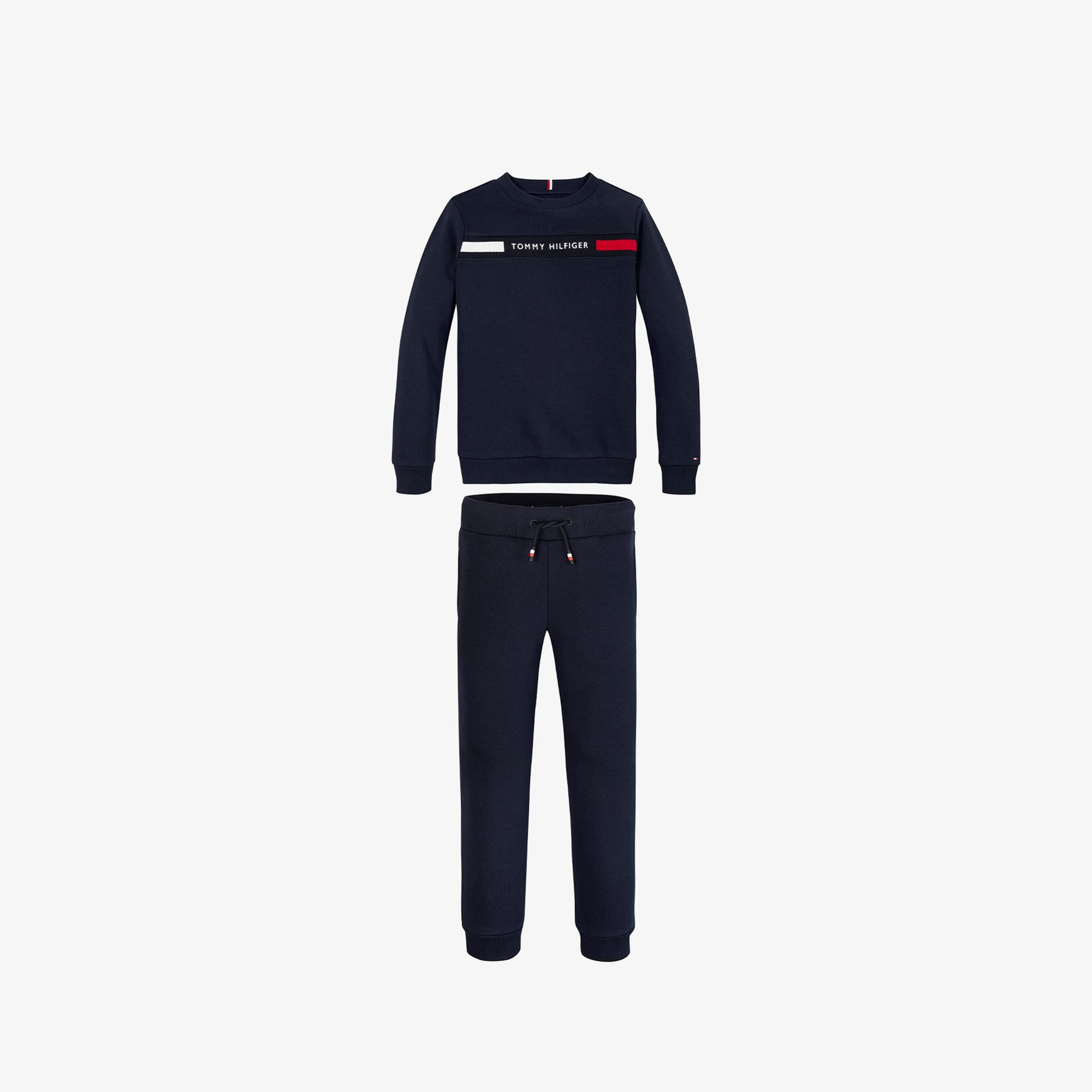 Tommy Jeans Logo Çocuk Lacivert Eşofman Takımı